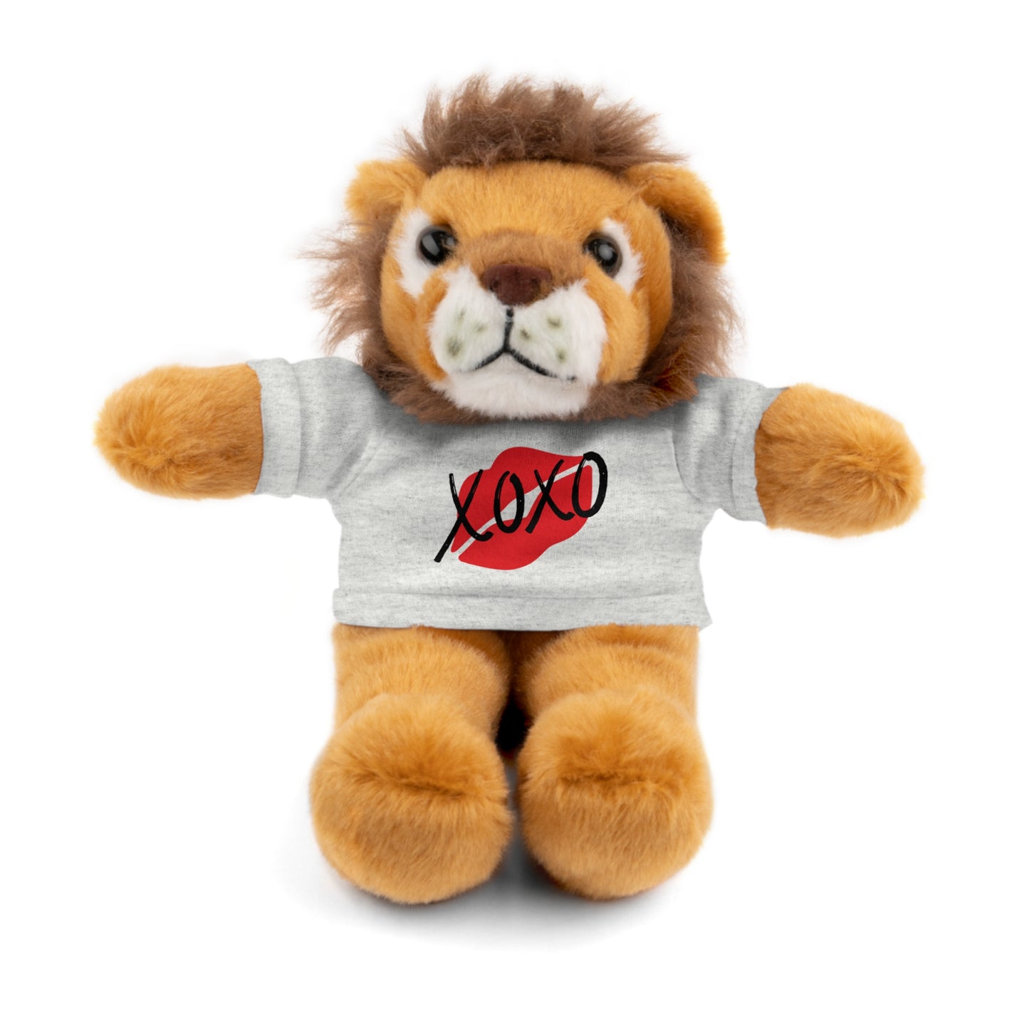 XOXO Kiss Valentine Stuffed Animals with Tee | Valentines Day Gifts