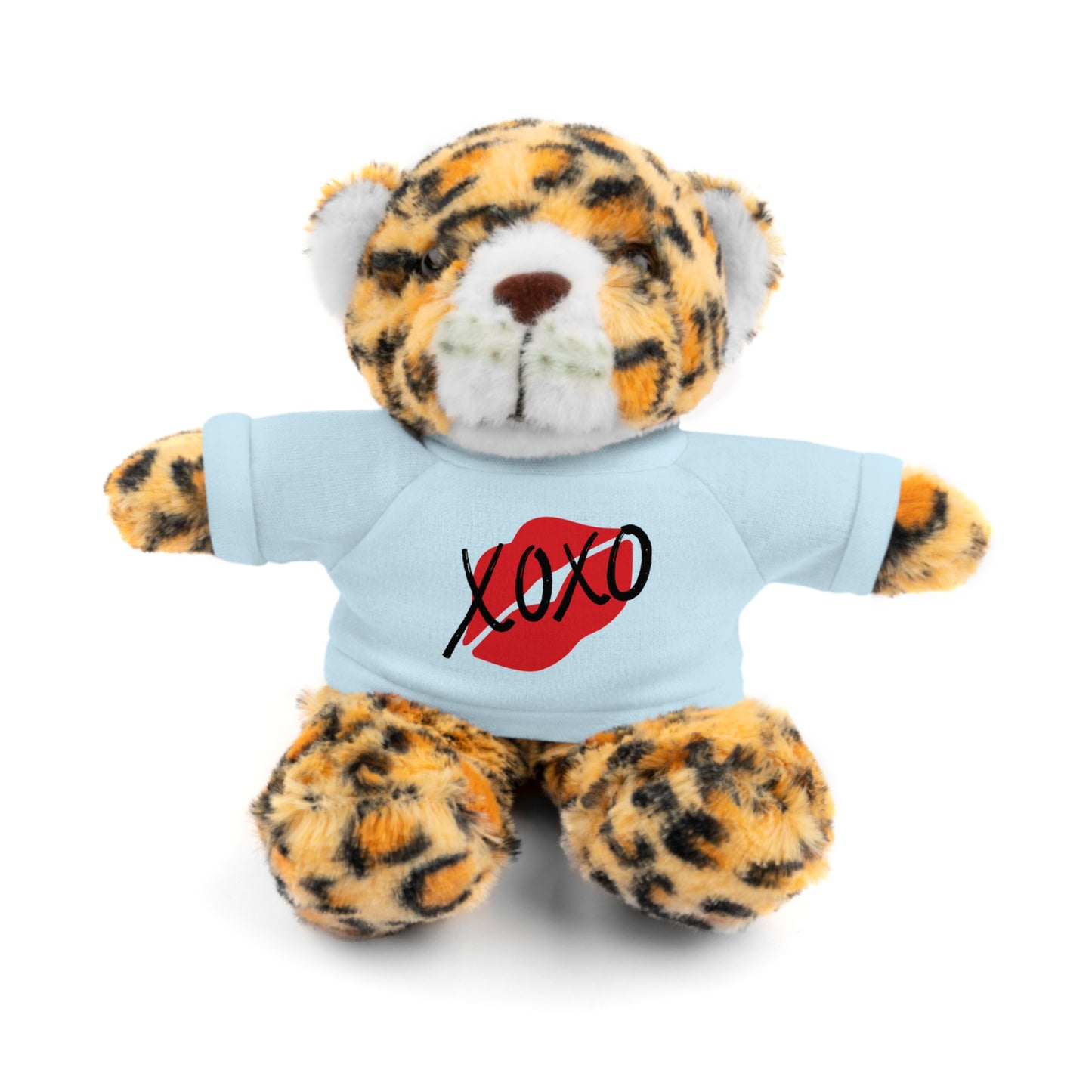 XOXO Kiss Valentine Stuffed Animals with Tee | Valentines Day Gifts
