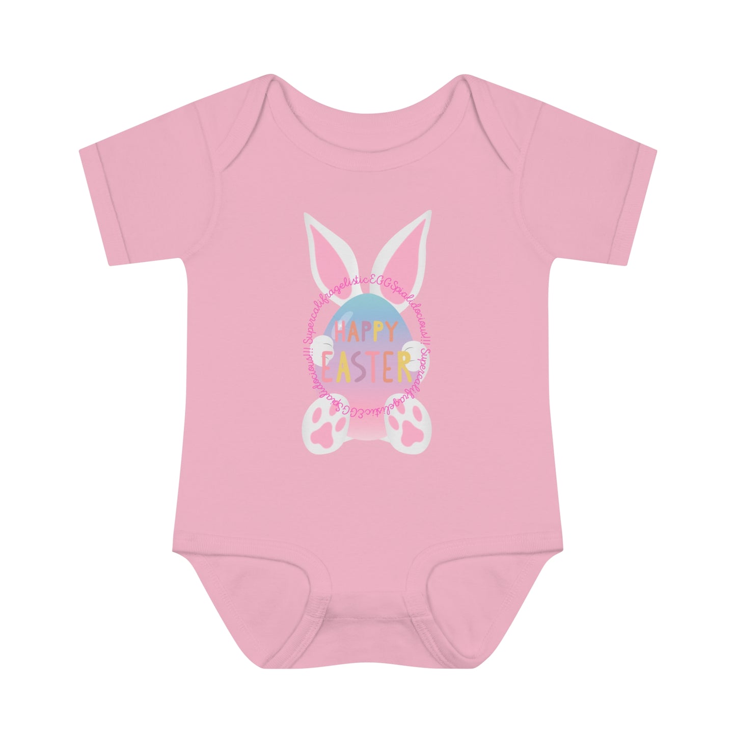 Eggspialidocious Infant Baby Rib Bodysuit