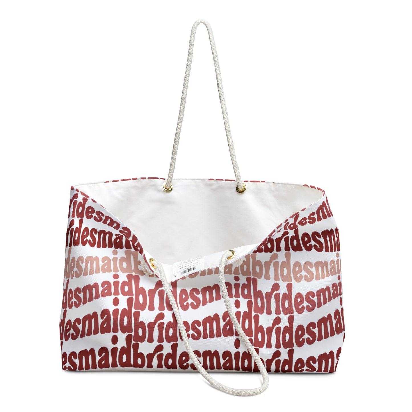 Groovy Bridesmaid Weekender Bag