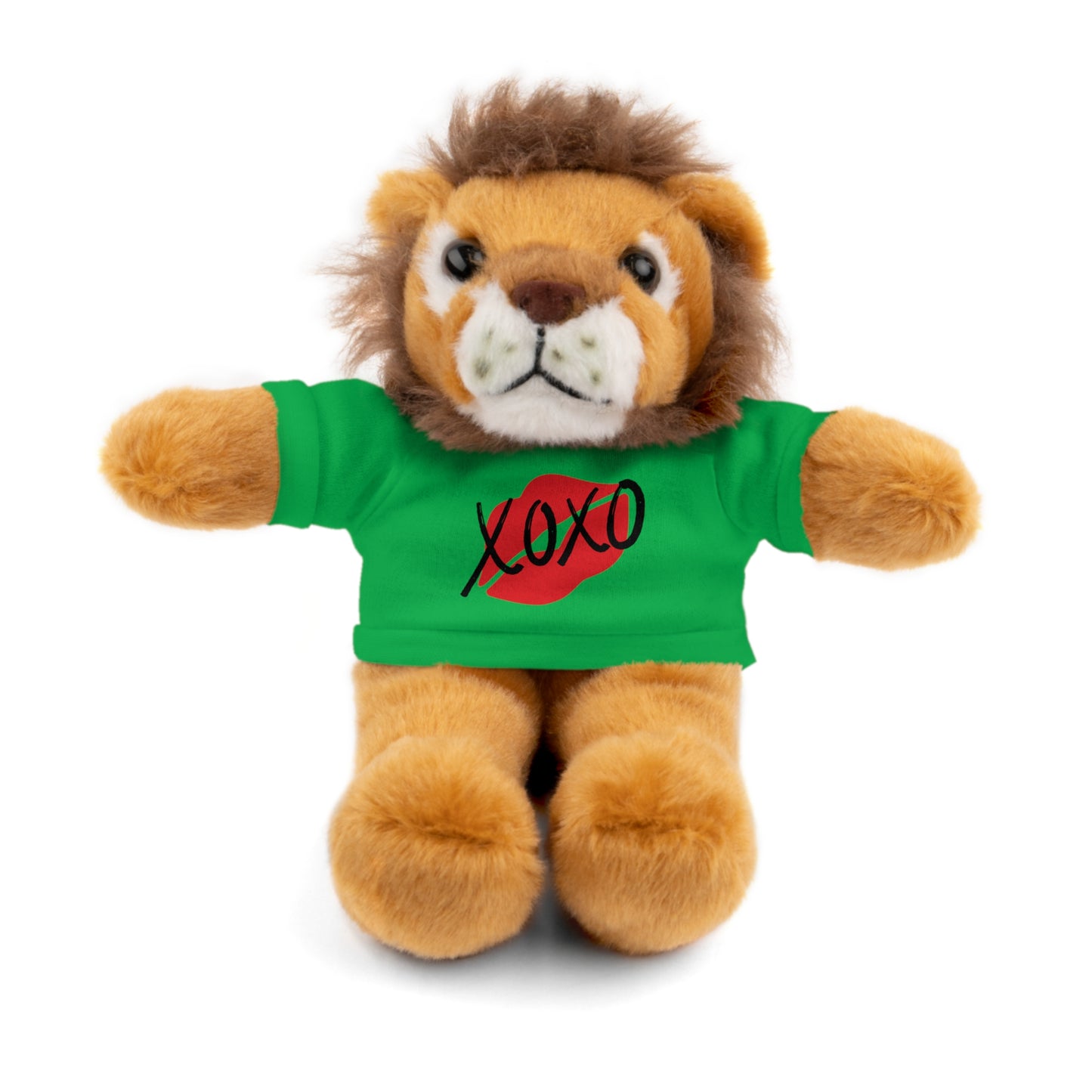 XOXO Kiss Valentine Stuffed Animals with Tee | Valentines Day Gifts