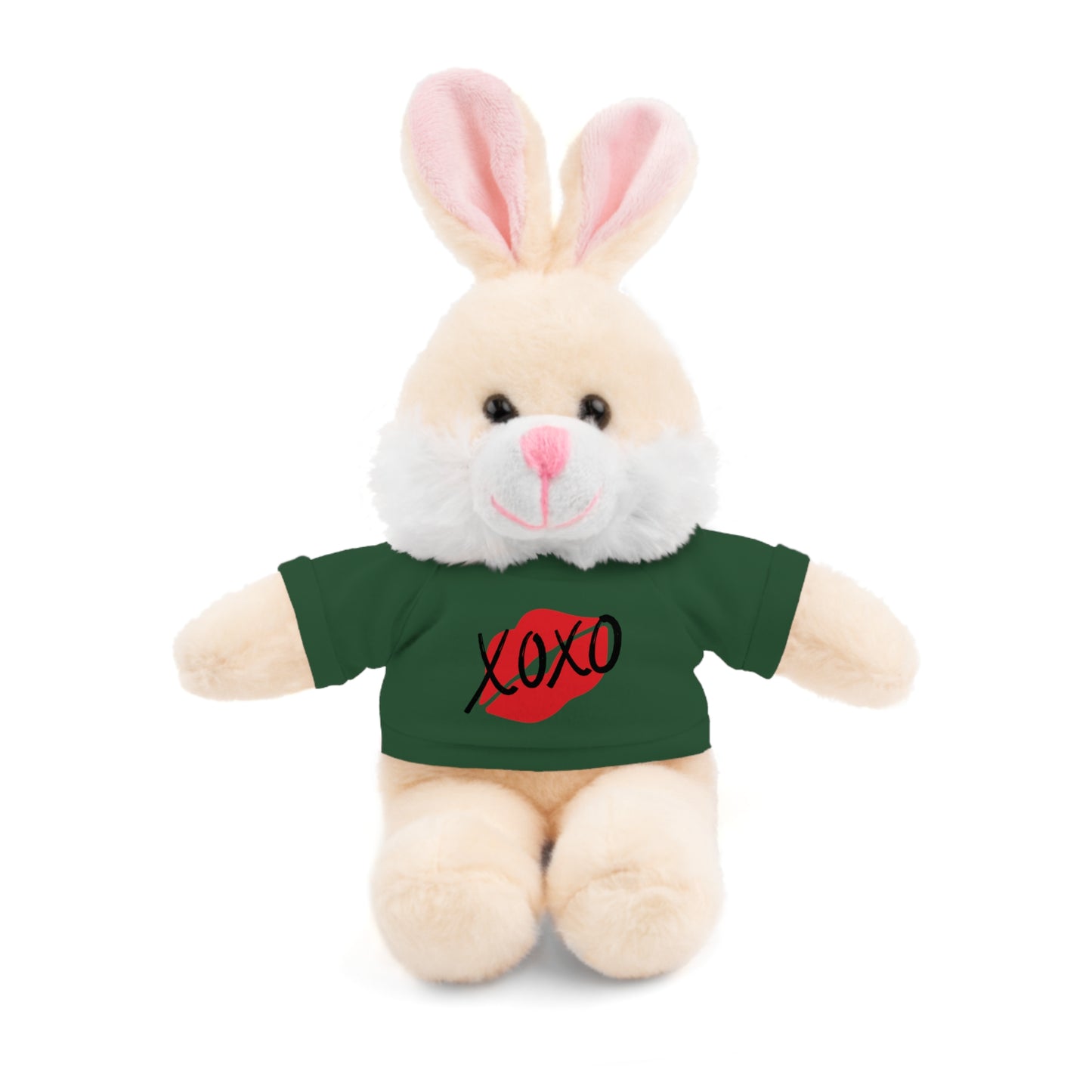 XOXO Kiss Valentine Stuffed Animals with Tee | Valentines Day Gifts