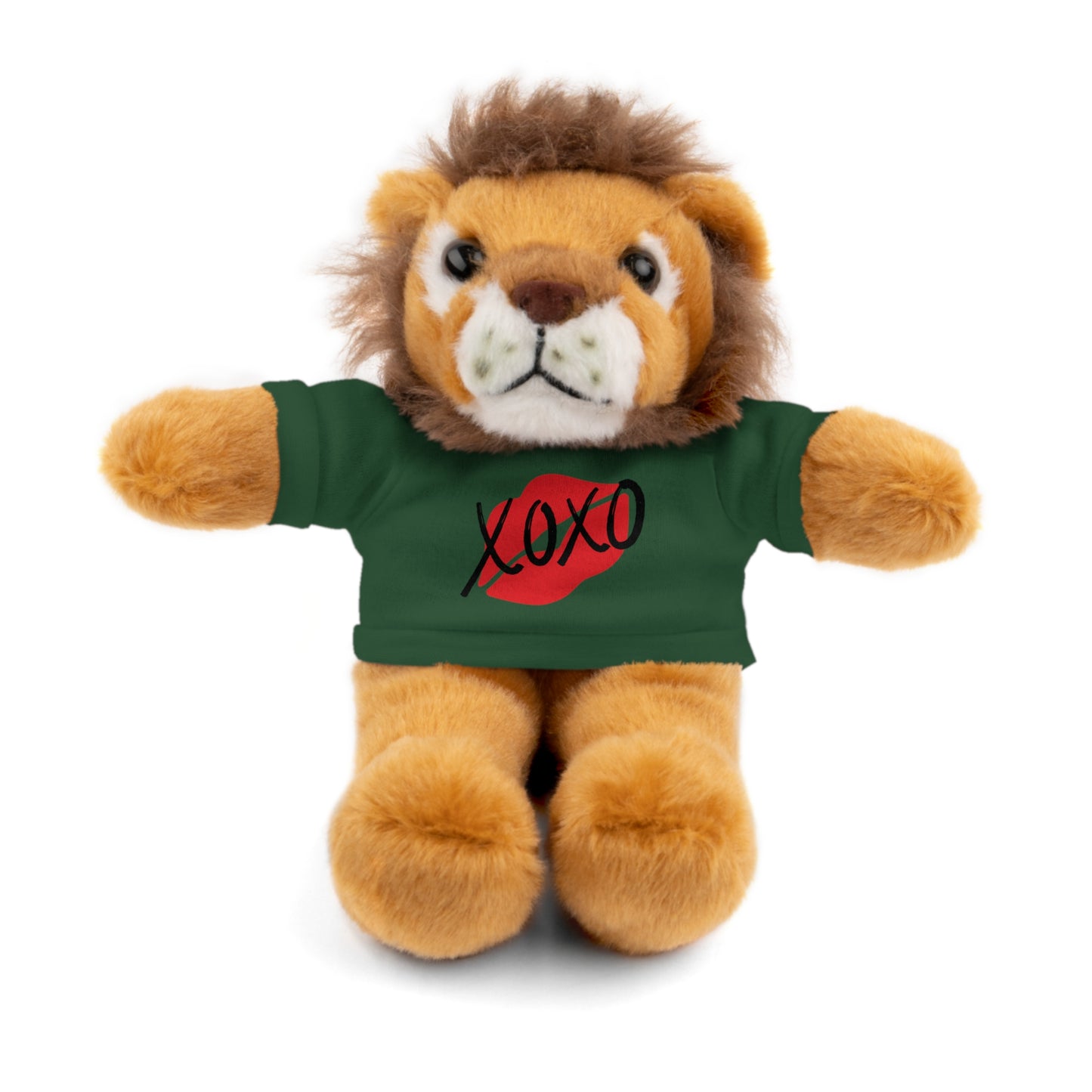 XOXO Kiss Valentine Stuffed Animals with Tee | Valentines Day Gifts