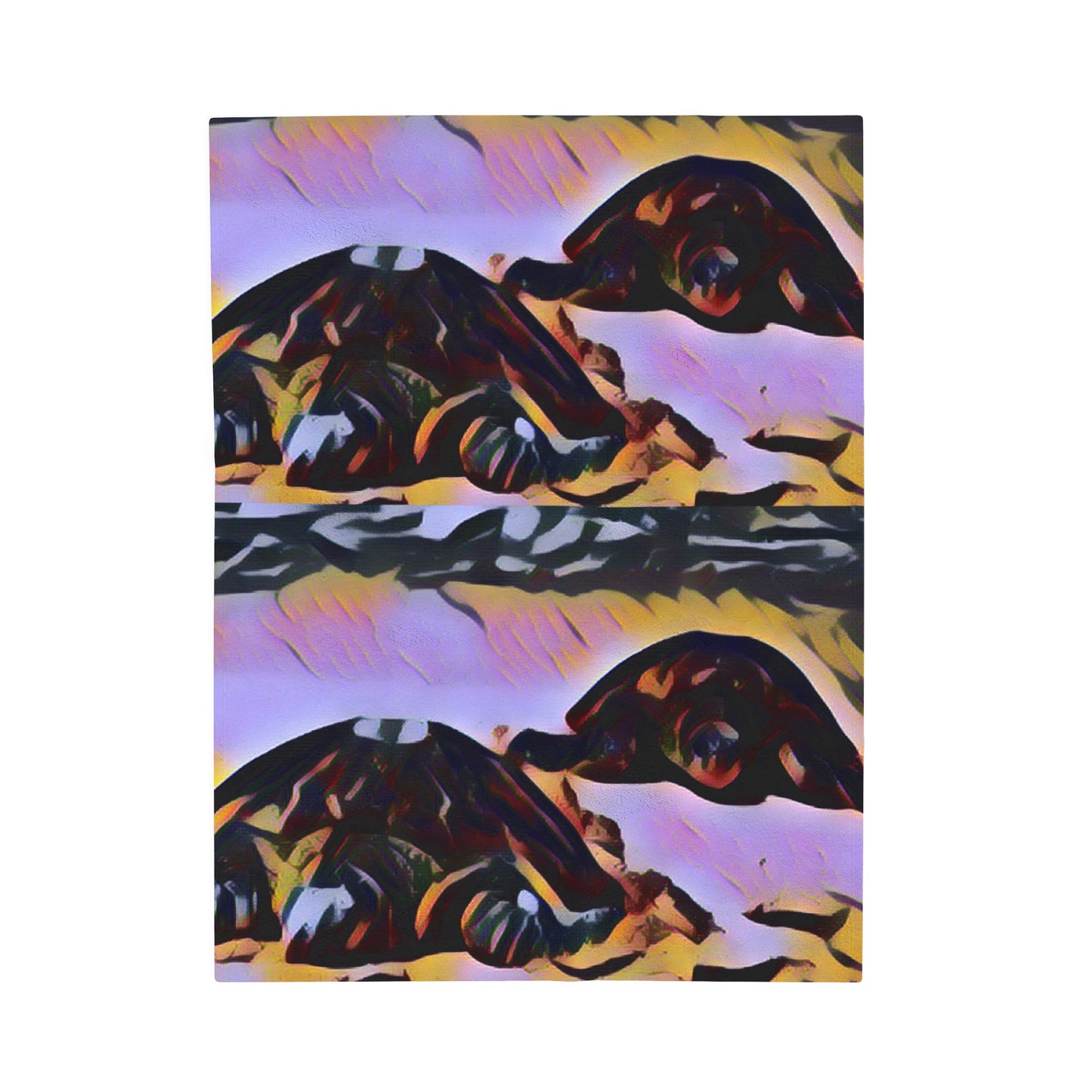 Turtles Velveteen Plush Blanket