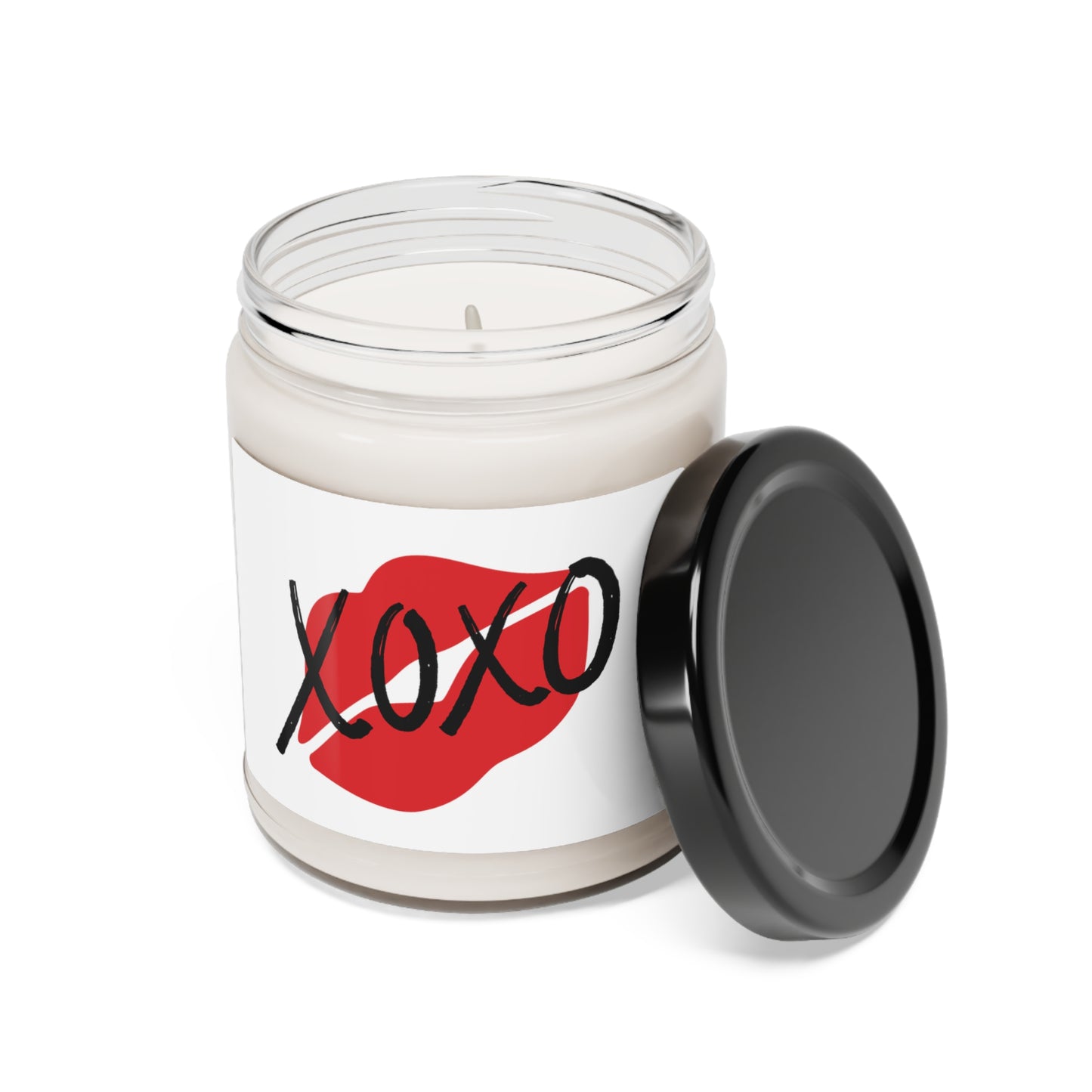 XOXO Kiss Valentines Day Themed Apple Harvest Scented Soy Candle, 9oz