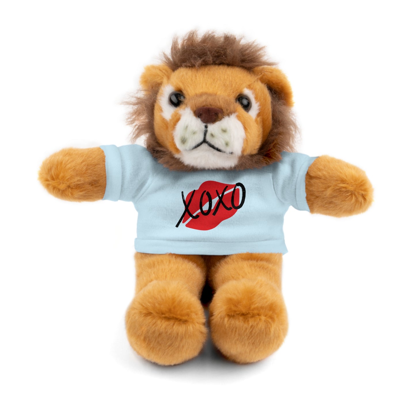 XOXO Kiss Valentine Stuffed Animals with Tee | Valentines Day Gifts