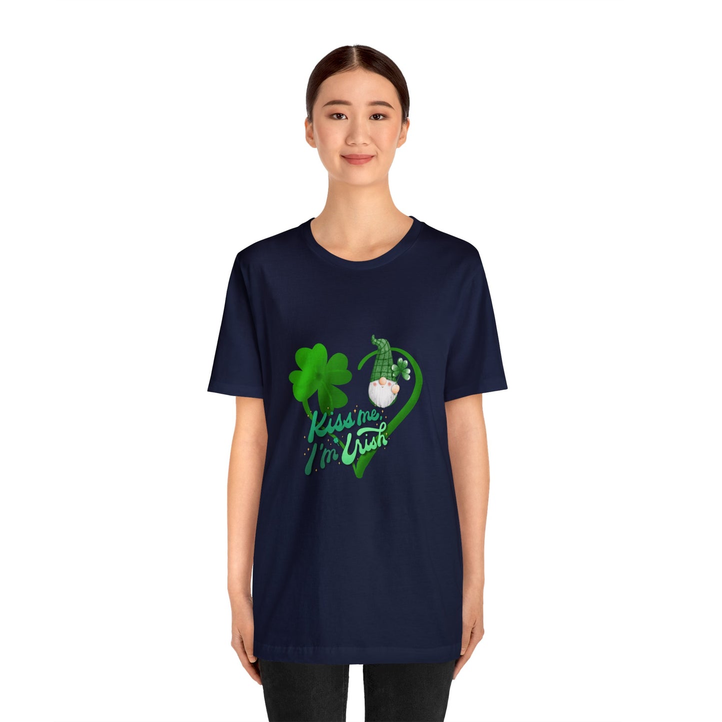 Kiss me Im Irish Unisex Jersey Short Sleeve Tee