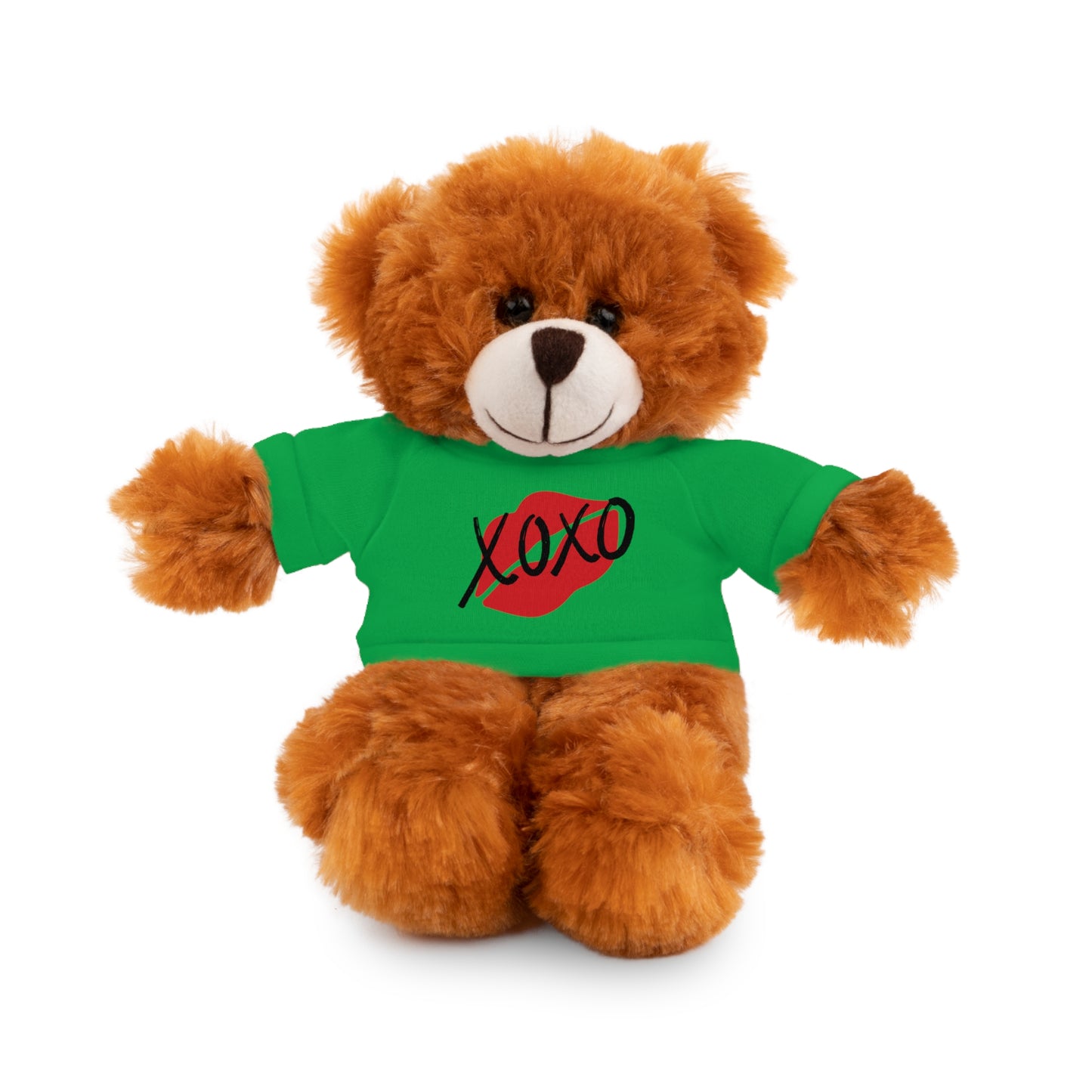 XOXO Kiss Valentine Stuffed Animals with Tee | Valentines Day Gifts