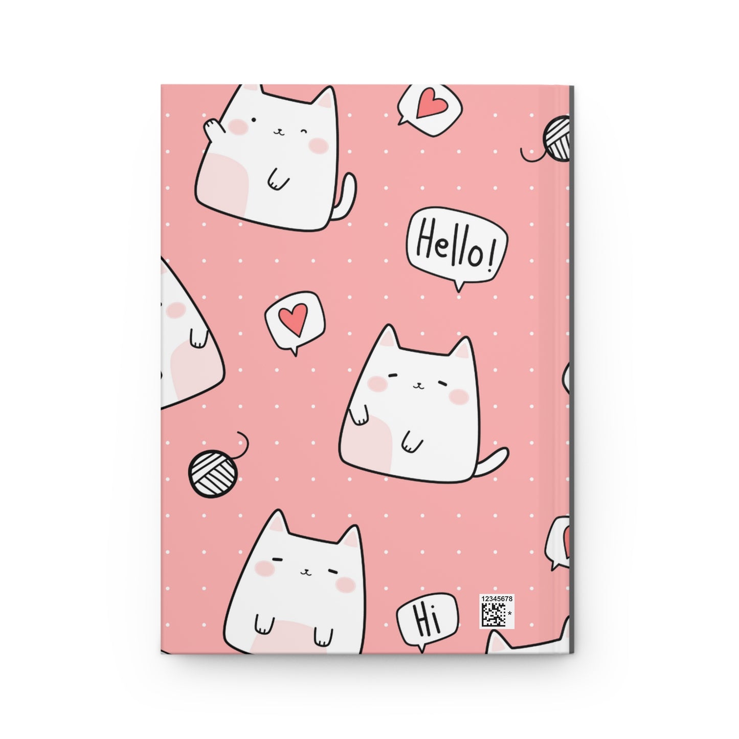Kitty Cat Chats Hardcover Journal Matte