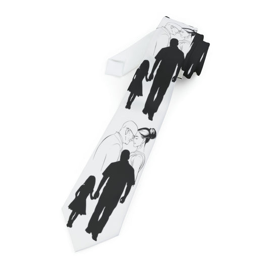 Father and Daughter Silhouette Father of the Bride Necktie