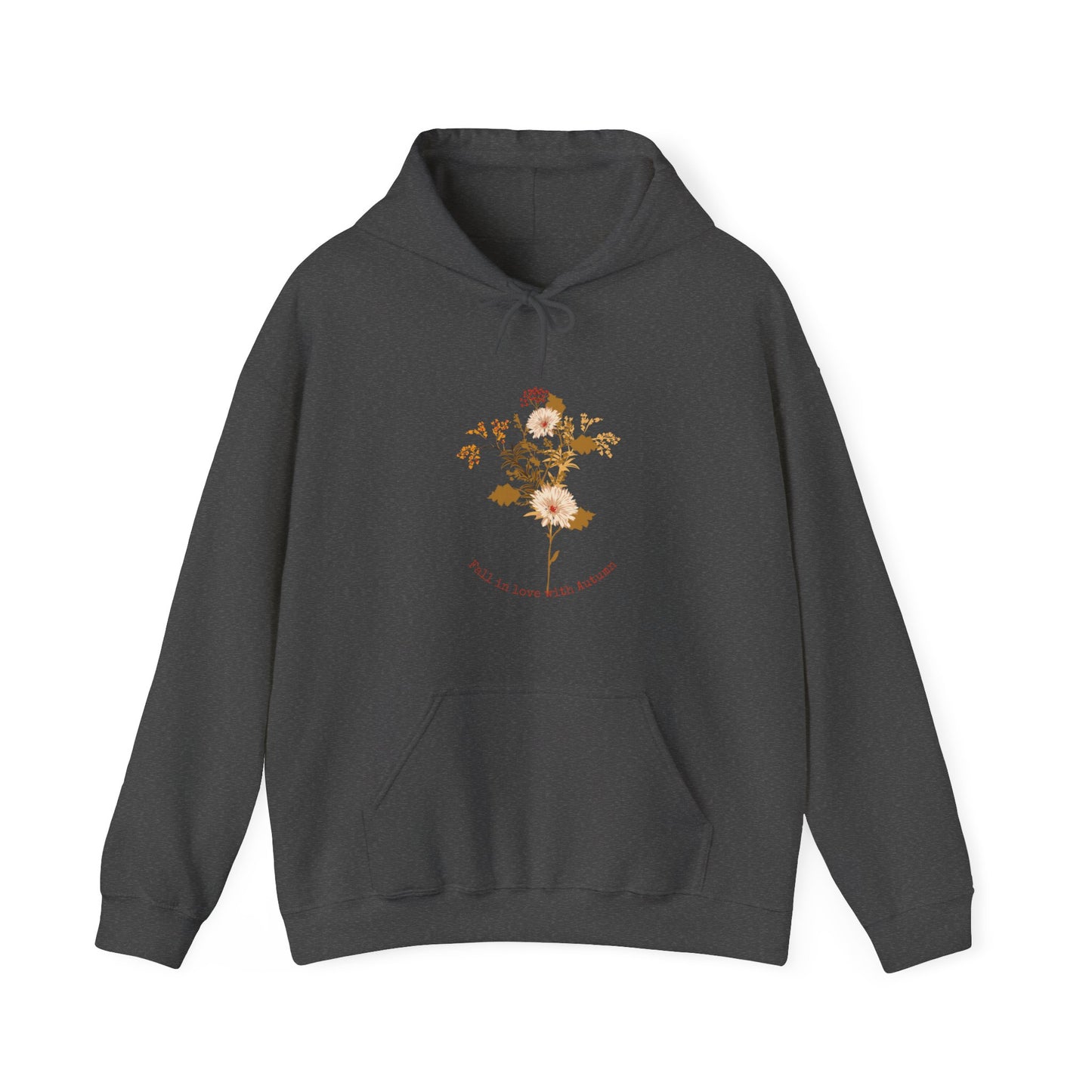 Fall in Love with Autumn Fall Bouquet Unisex Heavy Blend™ Hooded Sweatshirt
