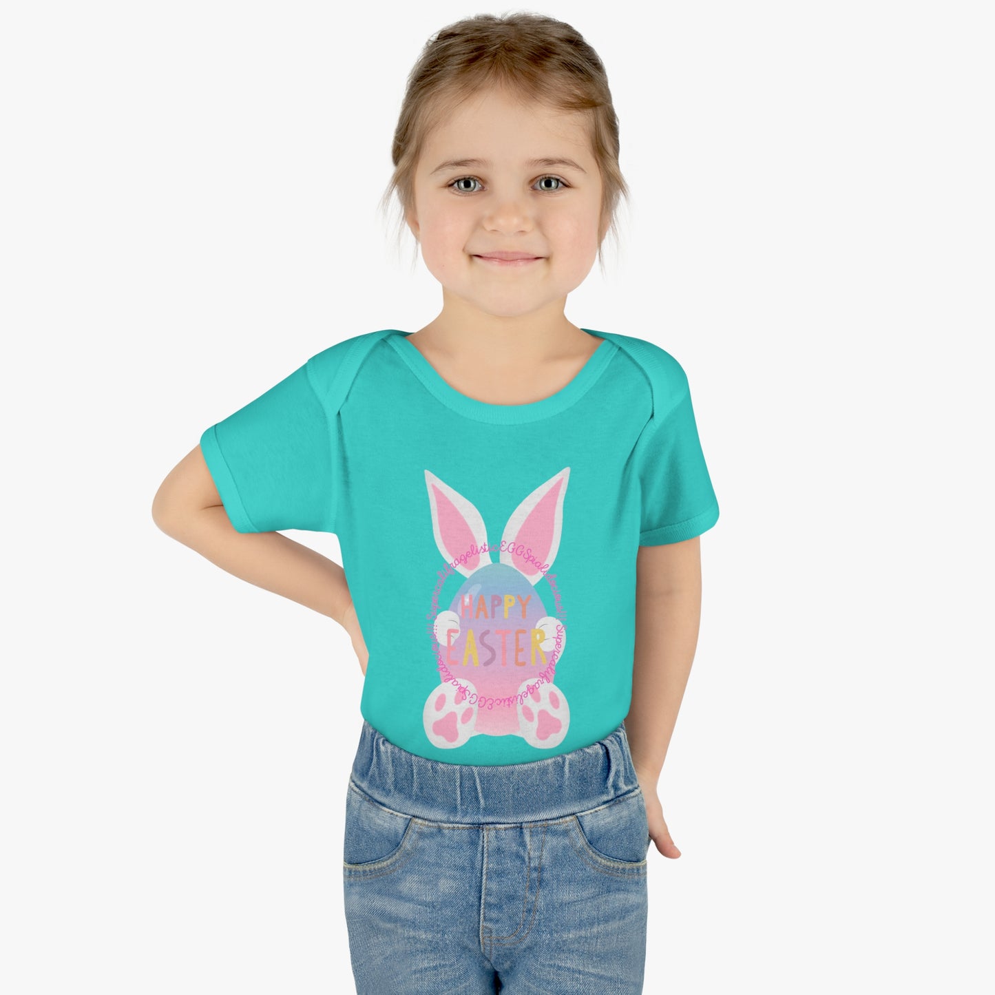 Eggspialidocious Infant Baby Rib Bodysuit