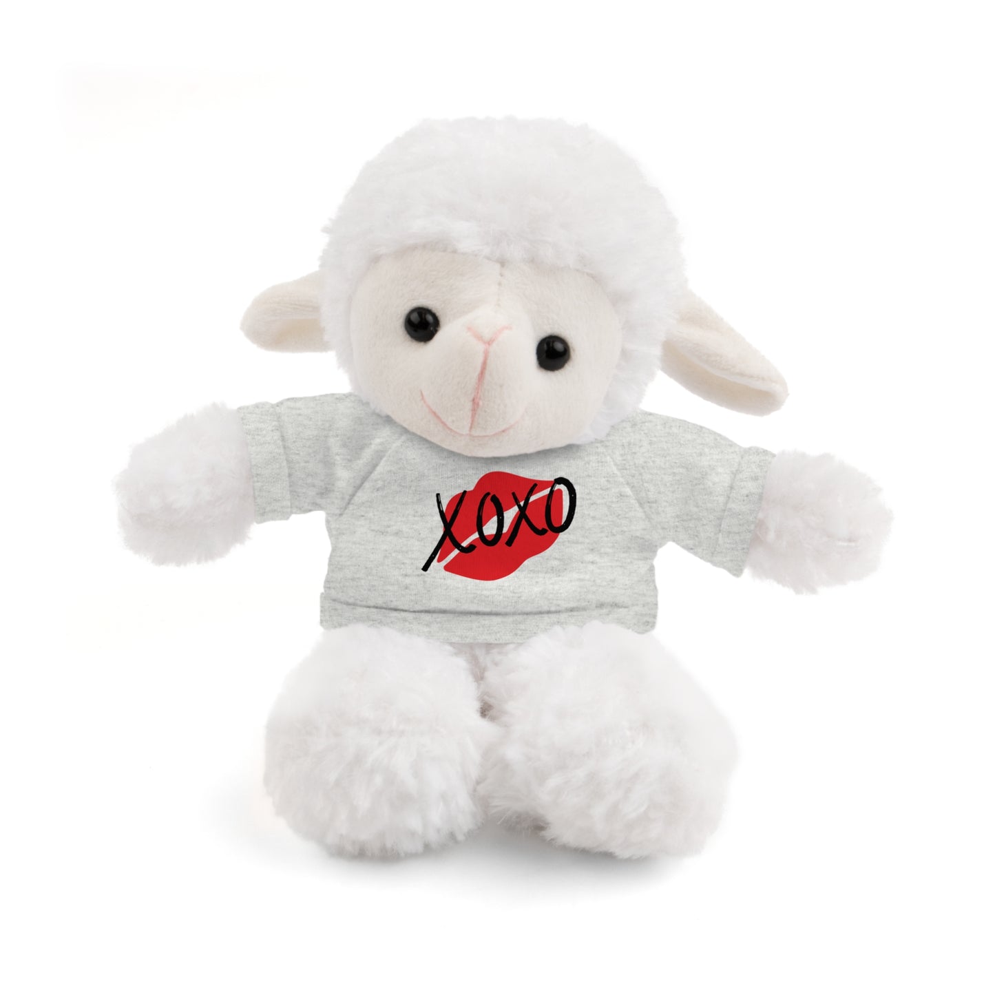 XOXO Kiss Valentine Stuffed Animals with Tee | Valentines Day Gifts