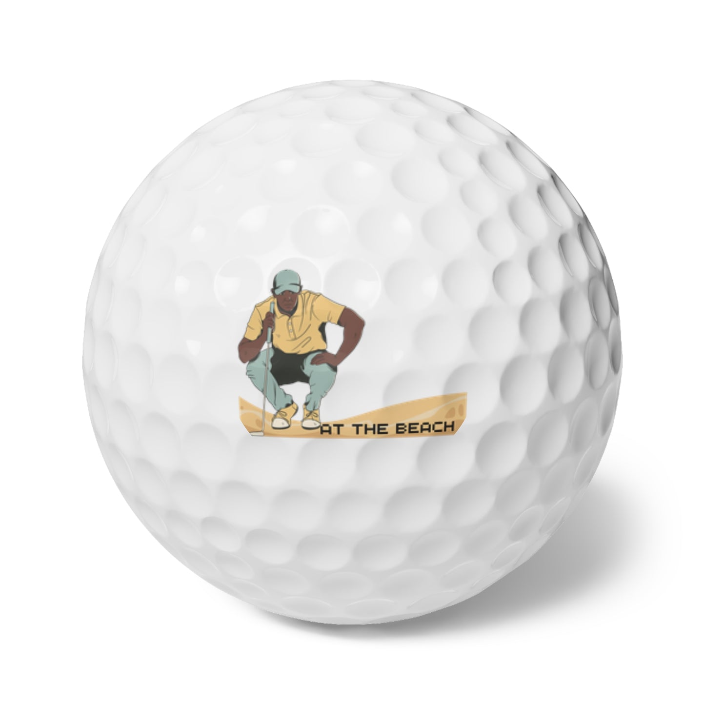 At the Beach Golf Balls, 6pcs