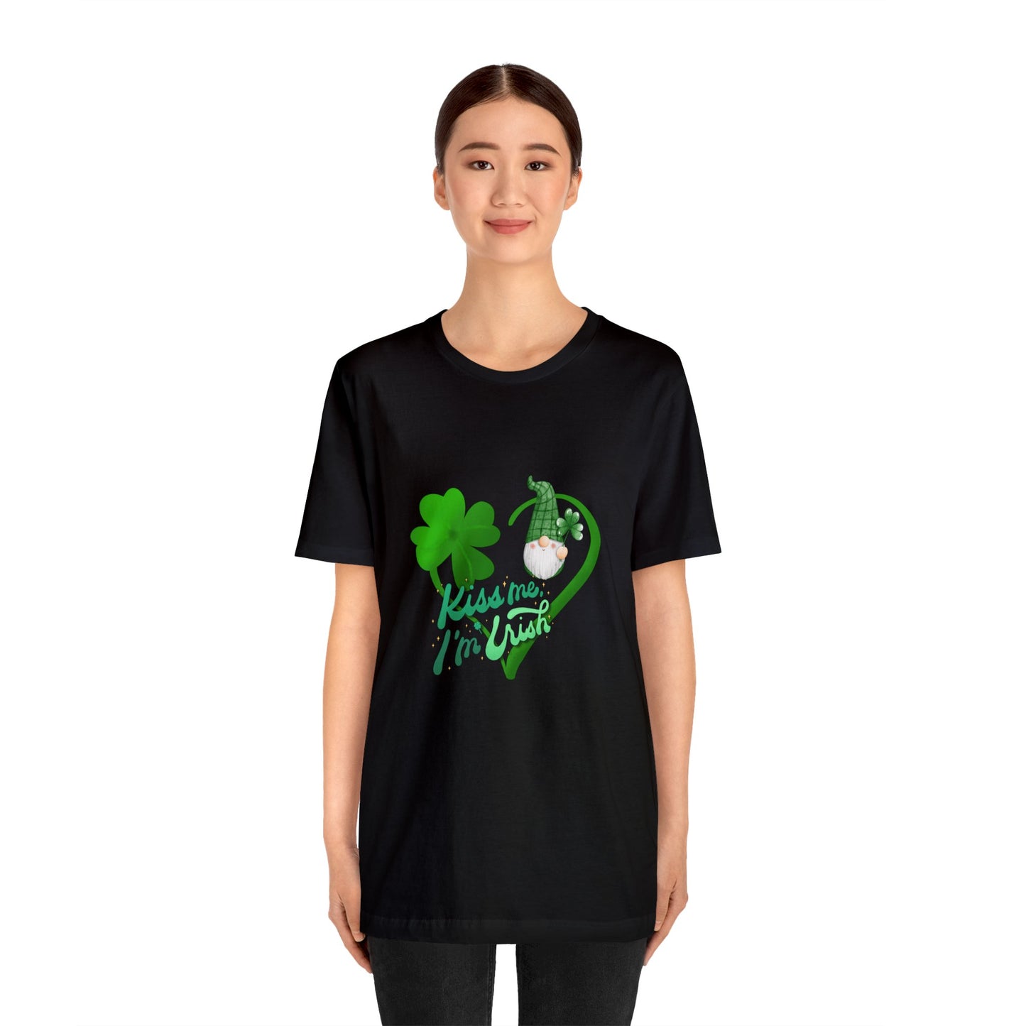 Kiss me Im Irish Unisex Jersey Short Sleeve Tee