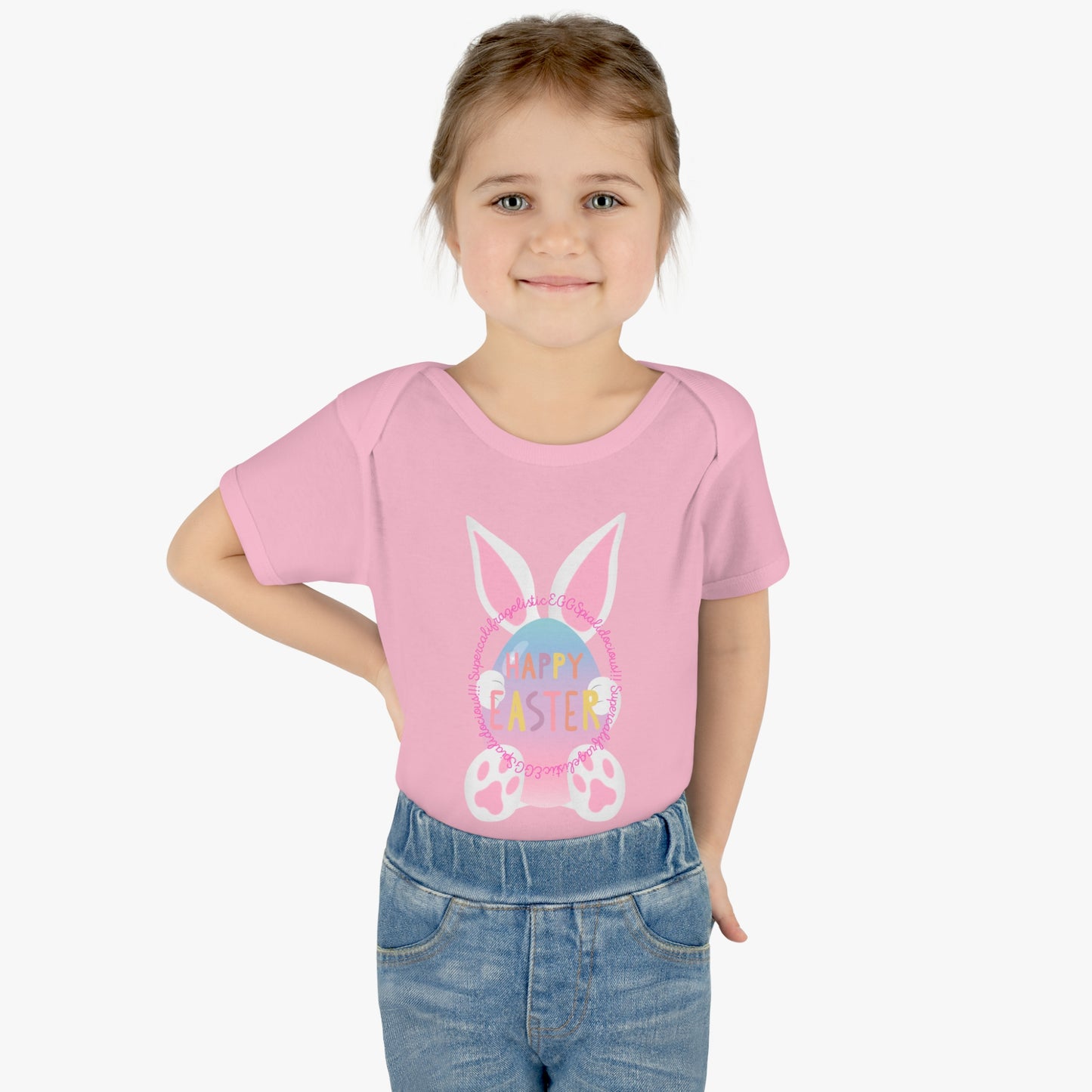 Eggspialidocious Infant Baby Rib Bodysuit
