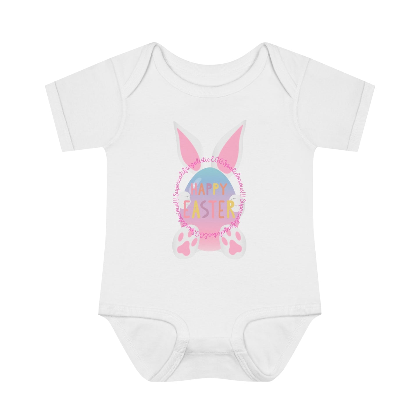 Eggspialidocious Infant Baby Rib Bodysuit
