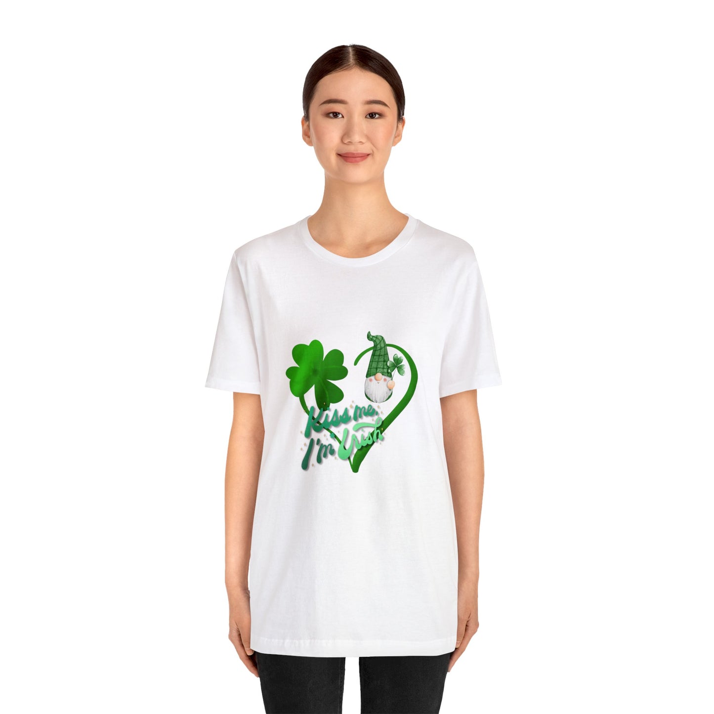 Kiss me Im Irish Unisex Jersey Short Sleeve Tee