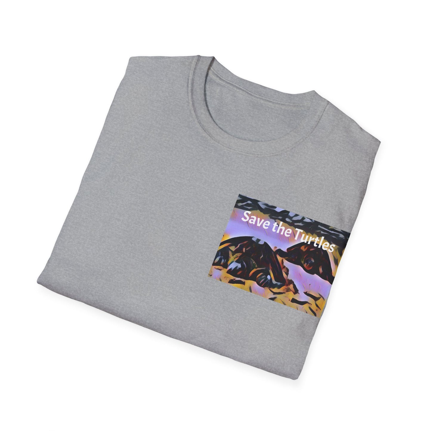 Save the Turtles Unisex Softstyle T-Shirt