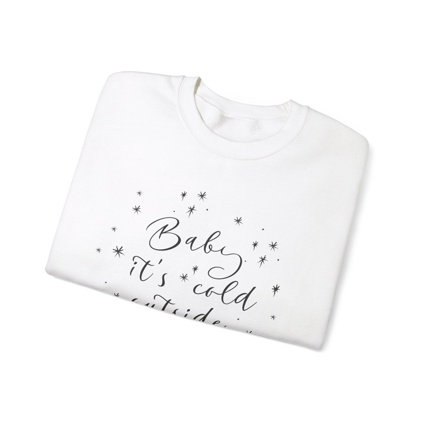 Baby Its Cold Outside Christmas Unisex Heavy Blend™ Crewneck Sweatshirt