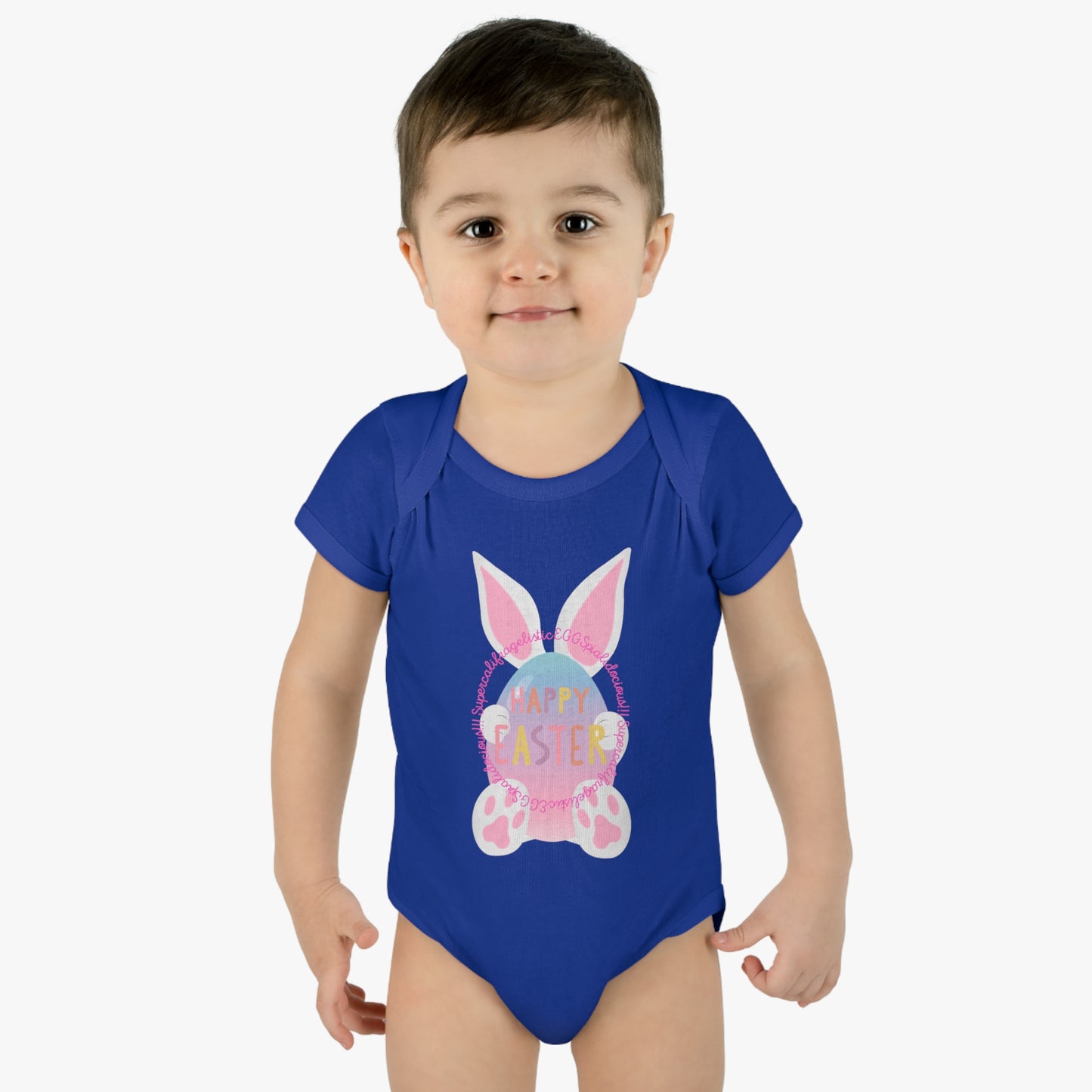 Eggspialidocious Infant Baby Rib Bodysuit