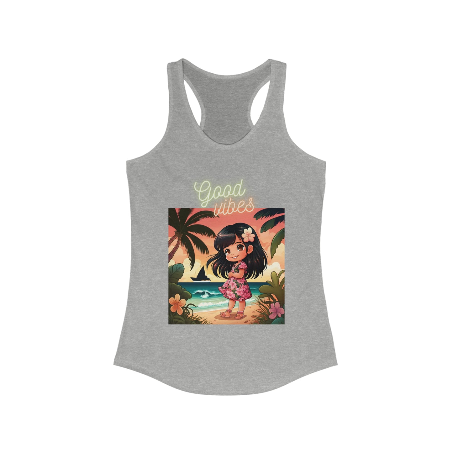 Good Vibes Women's Ideal Racerback Tank