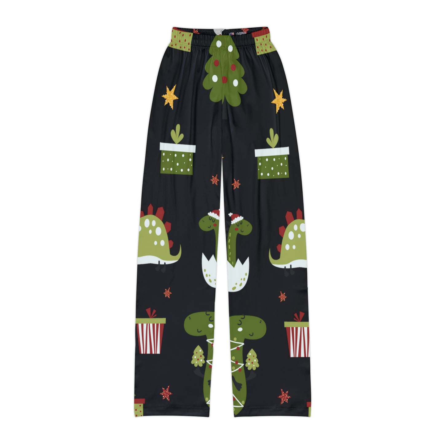 Dinosaur Christmas Kids Pajama Pants