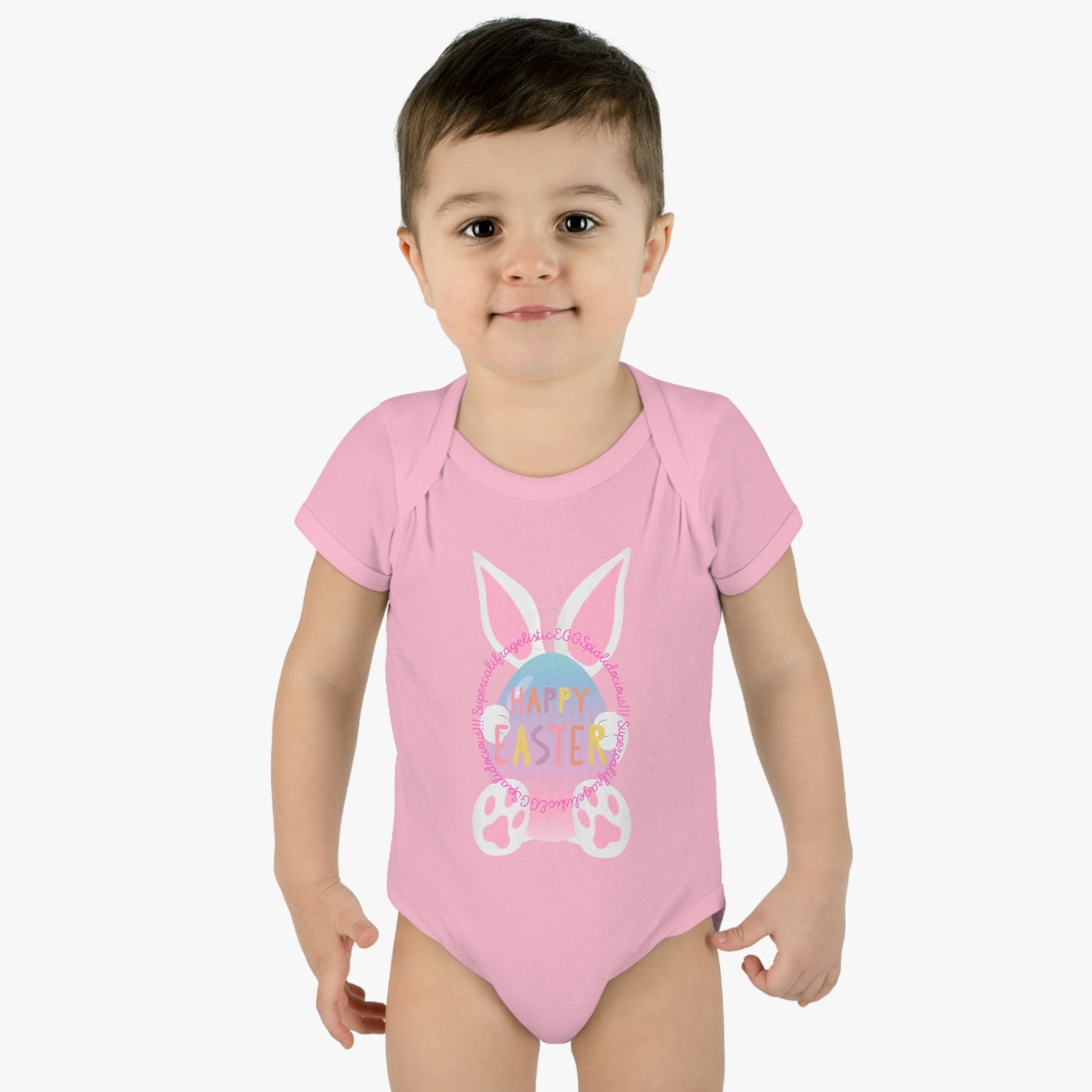 Eggspialidocious Infant Baby Rib Bodysuit