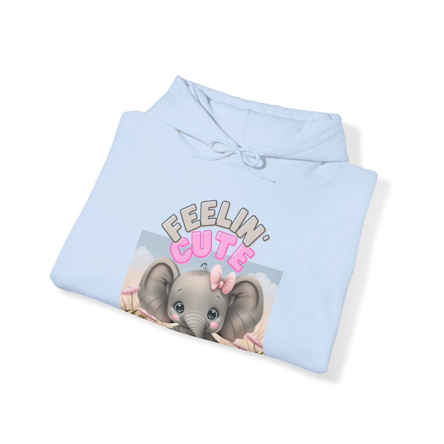 Feelin Cute Unisex Heavy Blend Hooded Sweatshirt