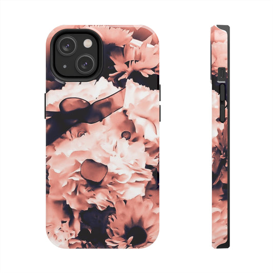 Puppy Flower Tough Phone Cases, Case-Mate