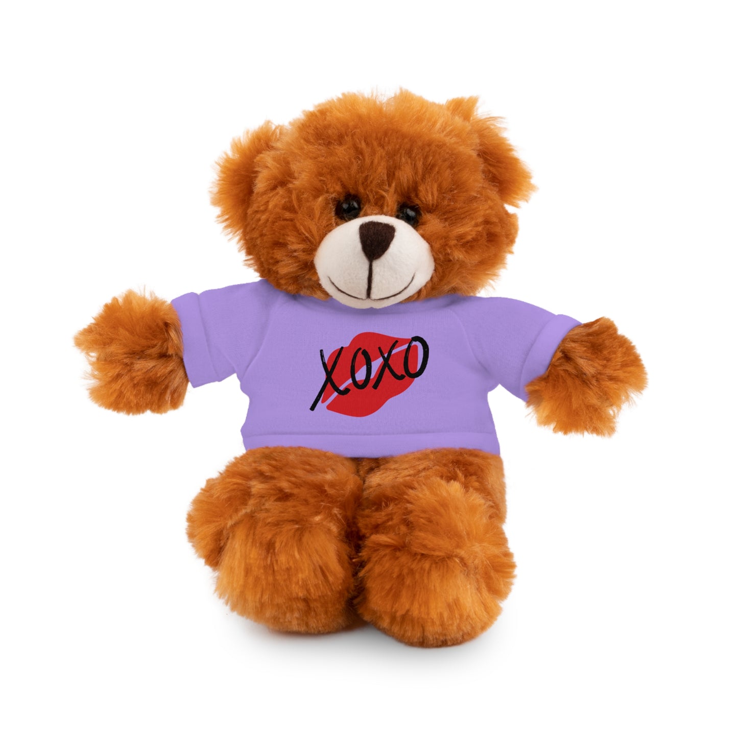 XOXO Kiss Valentine Stuffed Animals with Tee | Valentines Day Gifts