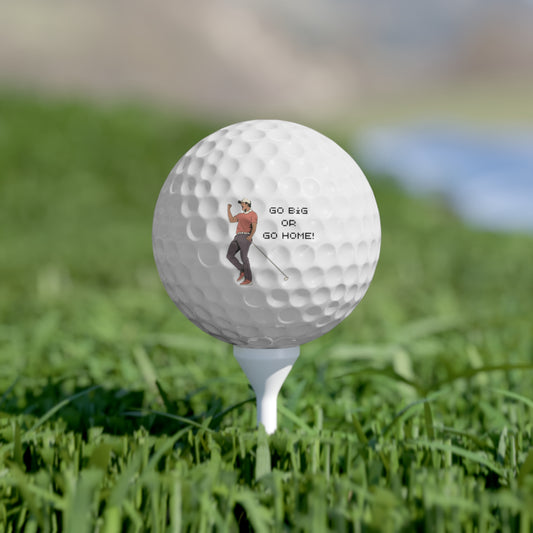 Go Big or Go Home Golf Balls, 6pcs