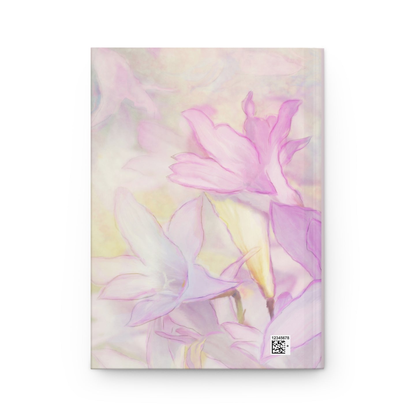 Pastel Lilies Floral Hardcover Journal Matte
