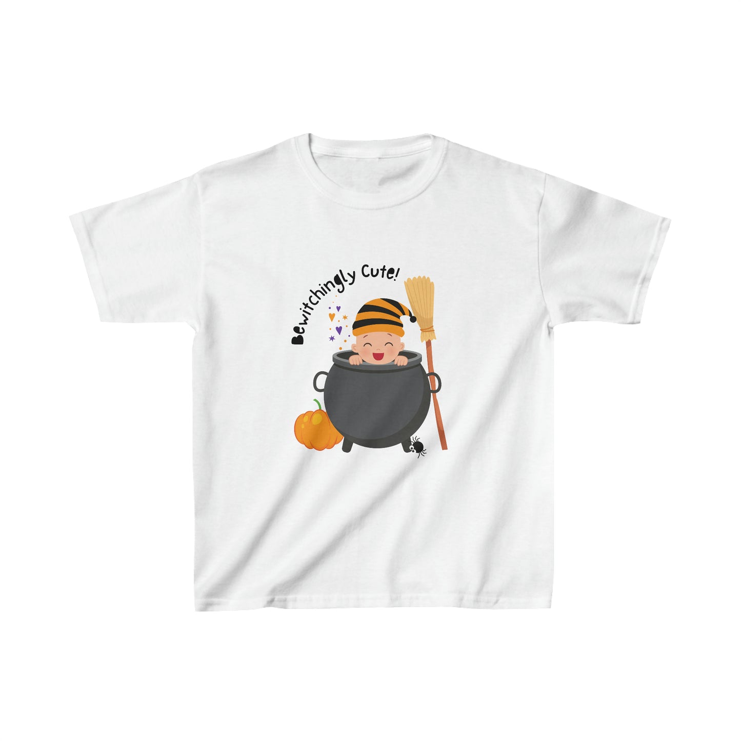 Bewitchingly Cute Halloween Kids Heavy Cotton™ Tee