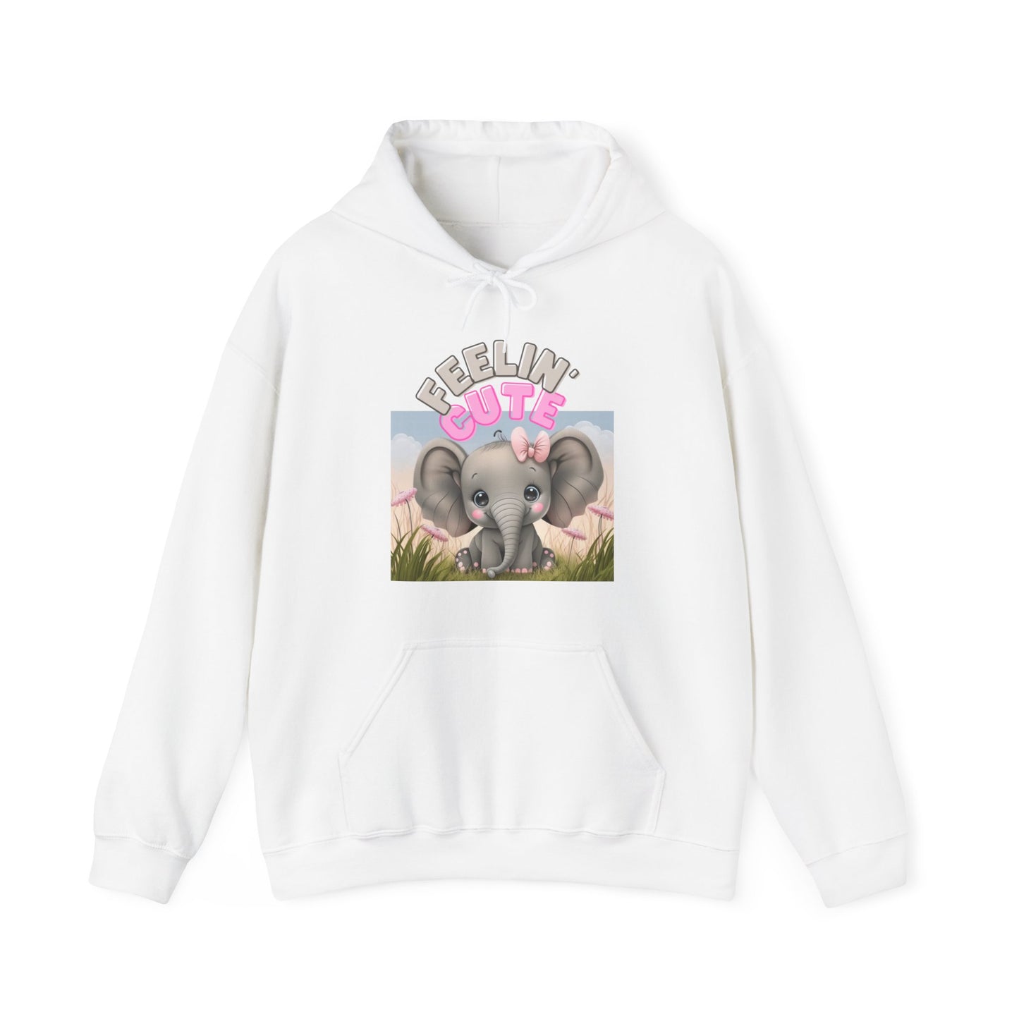 Feelin Cute Unisex Heavy Blend Hooded Sweatshirt