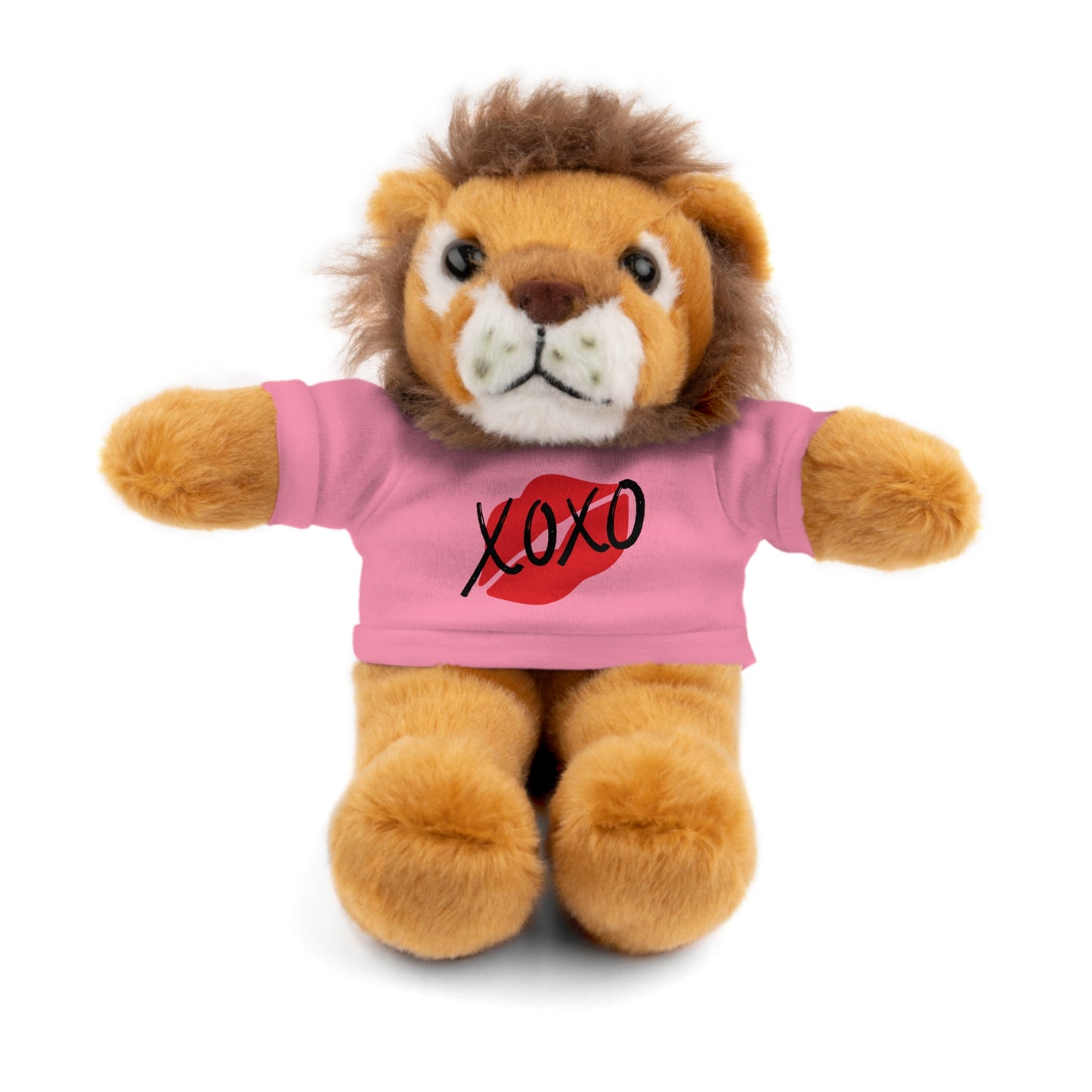 XOXO Kiss Valentine Stuffed Animals with Tee | Valentines Day Gifts