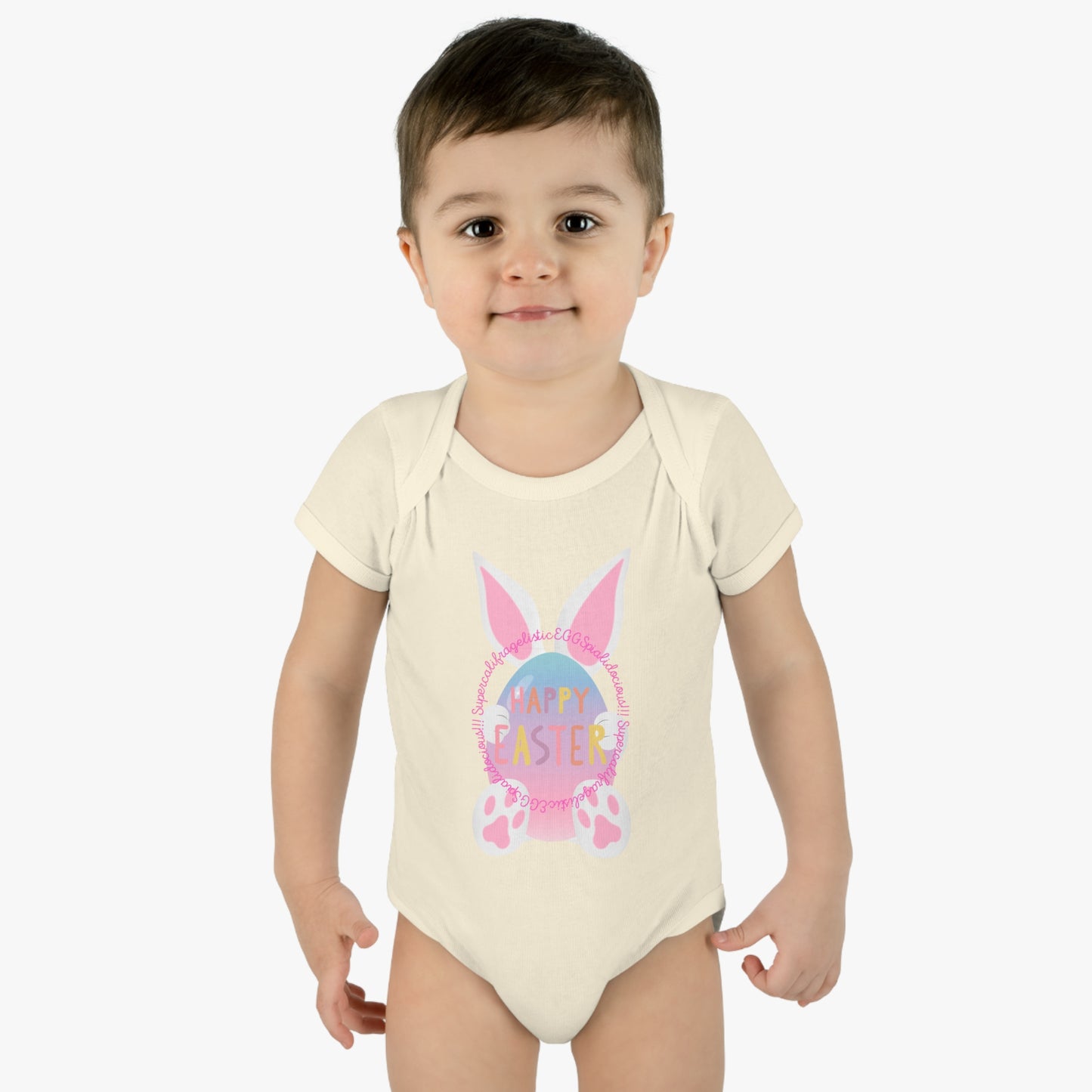 Eggspialidocious Infant Baby Rib Bodysuit