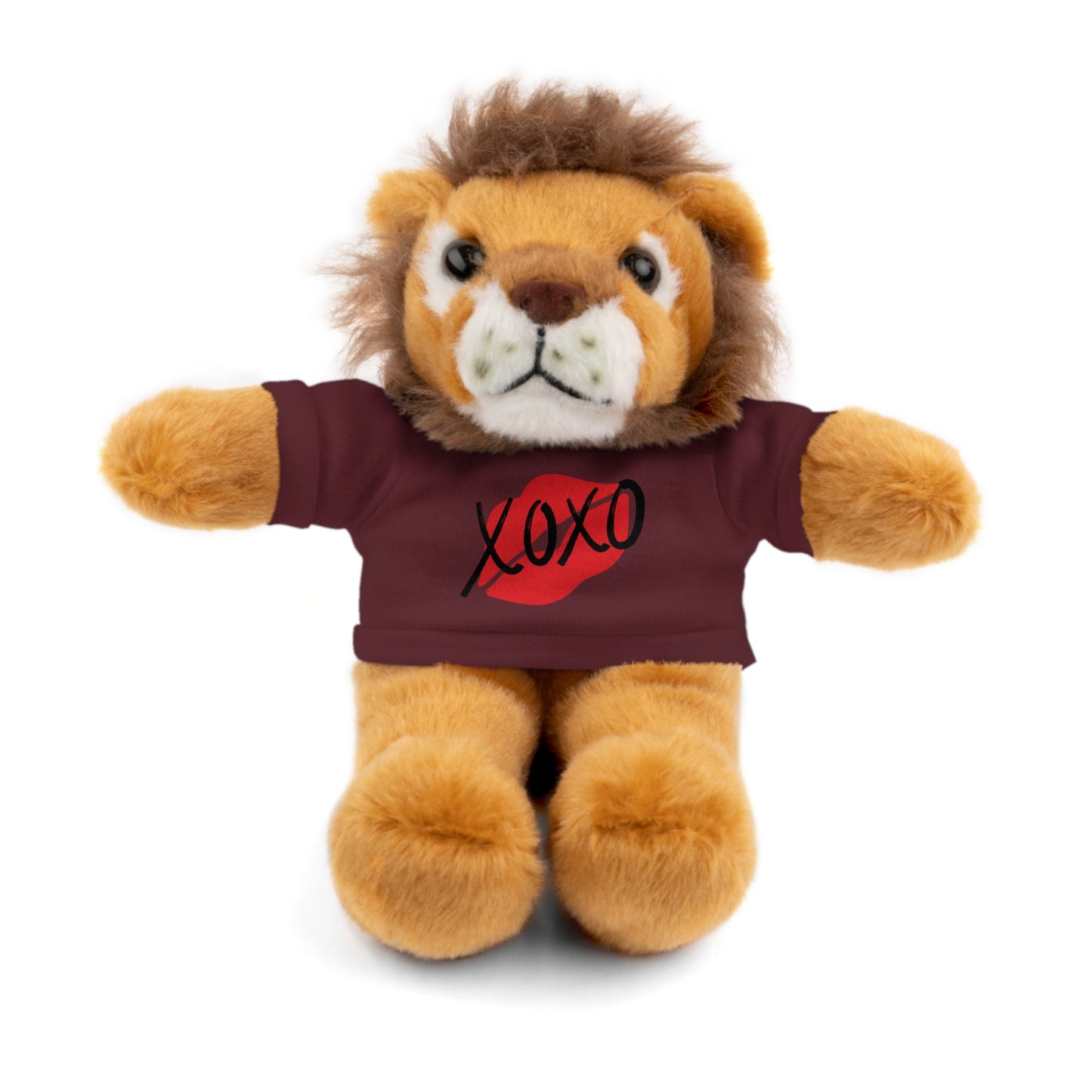 XOXO Kiss Valentine Stuffed Animals with Tee | Valentines Day Gifts