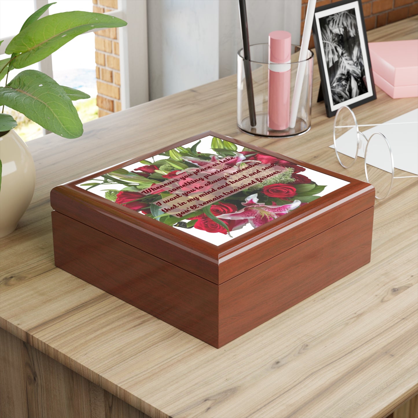 Floral Jewelry Box