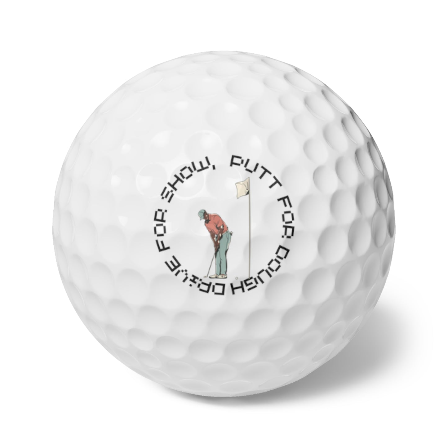 Drive for Show Putt for Dough Golf Balls 6pcs