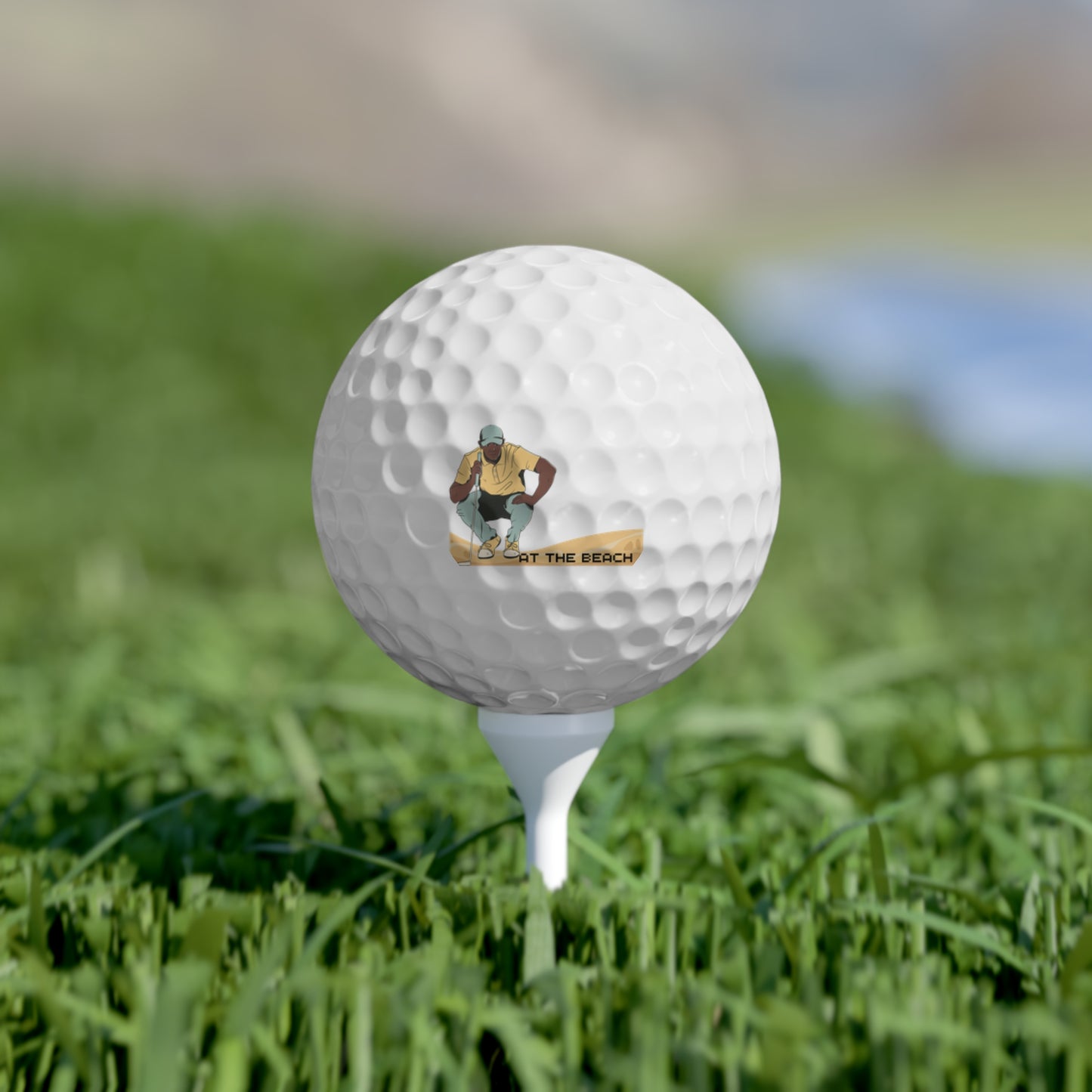 At the Beach Golf Balls, 6pcs