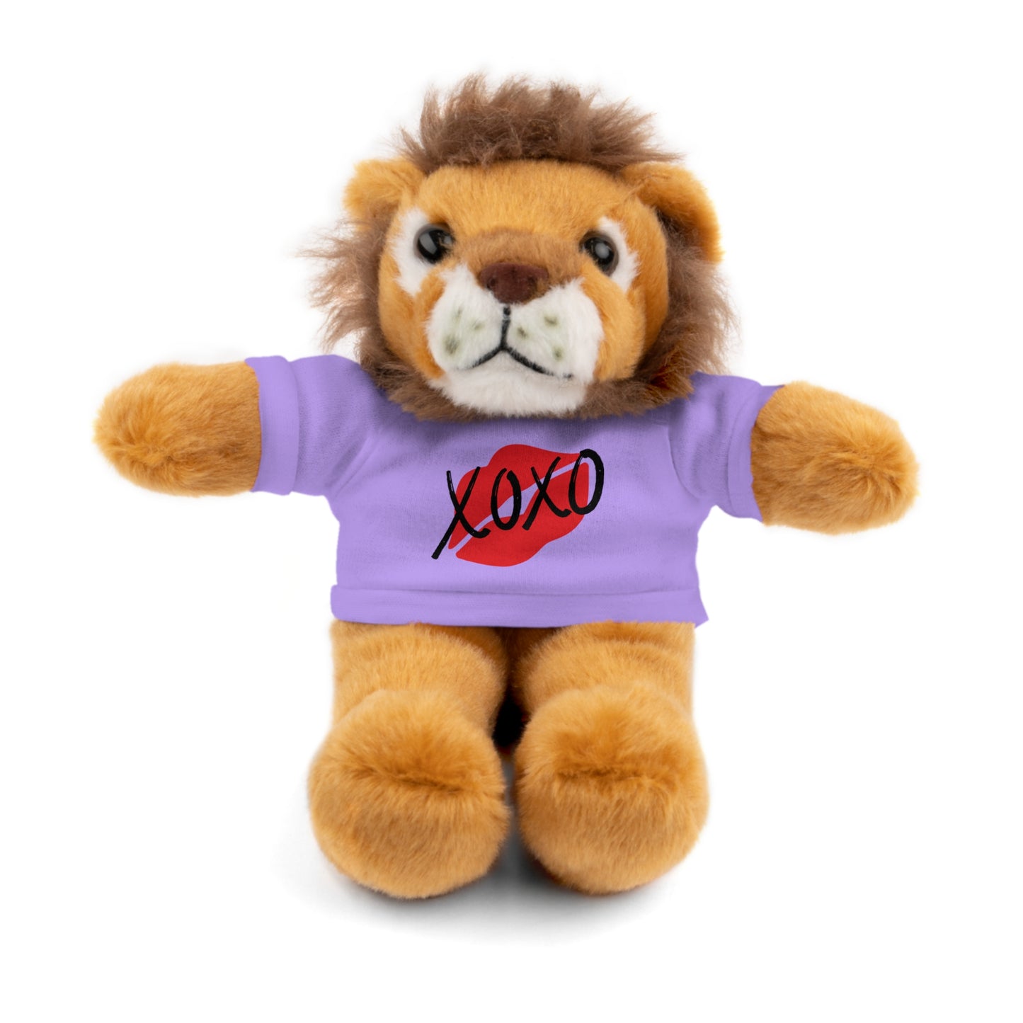 XOXO Kiss Valentine Stuffed Animals with Tee | Valentines Day Gifts