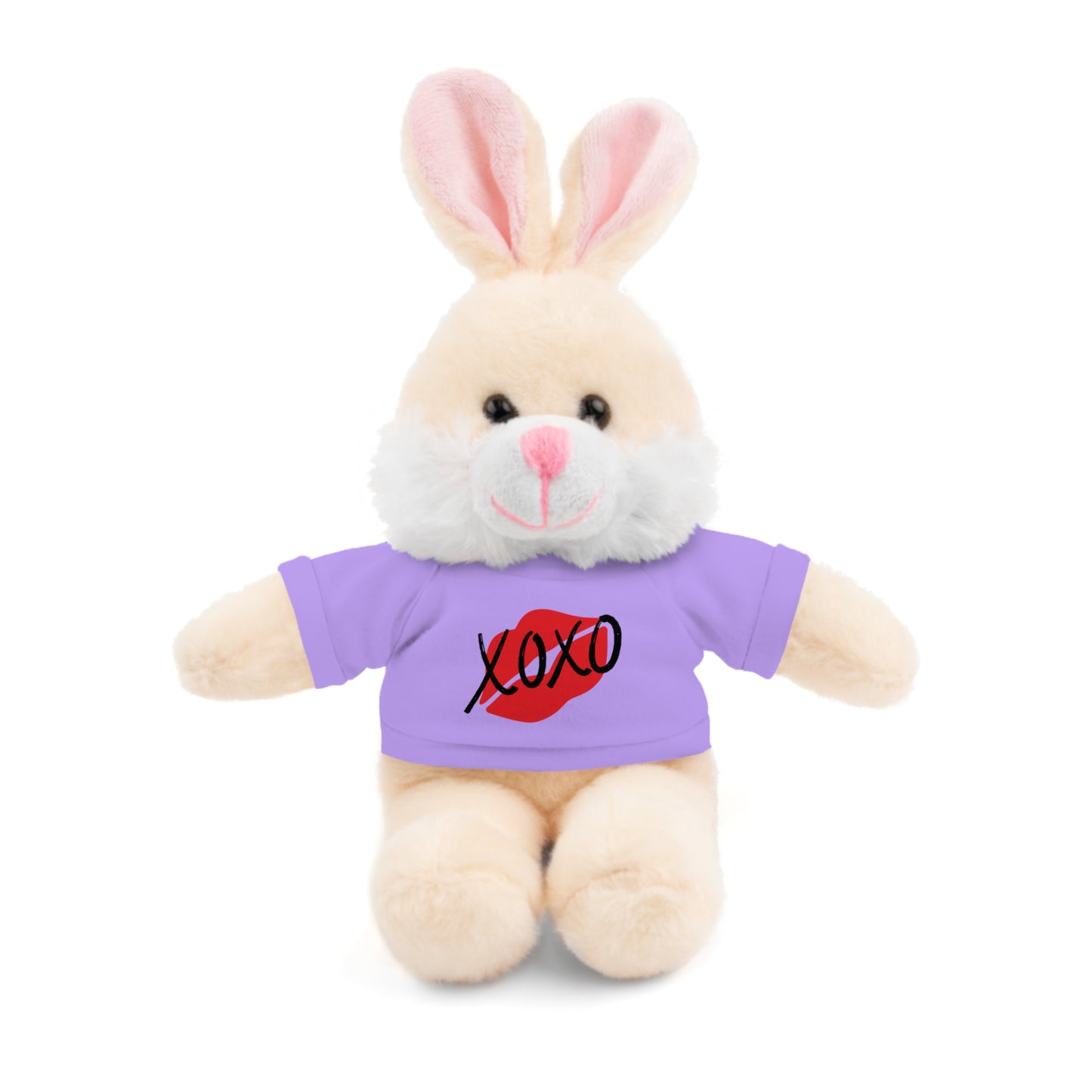 XOXO Kiss Valentine Stuffed Animals with Tee | Valentines Day Gifts