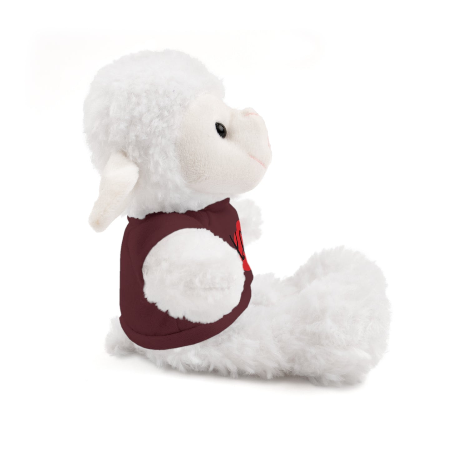XOXO Kiss Valentine Stuffed Animals with Tee | Valentines Day Gifts