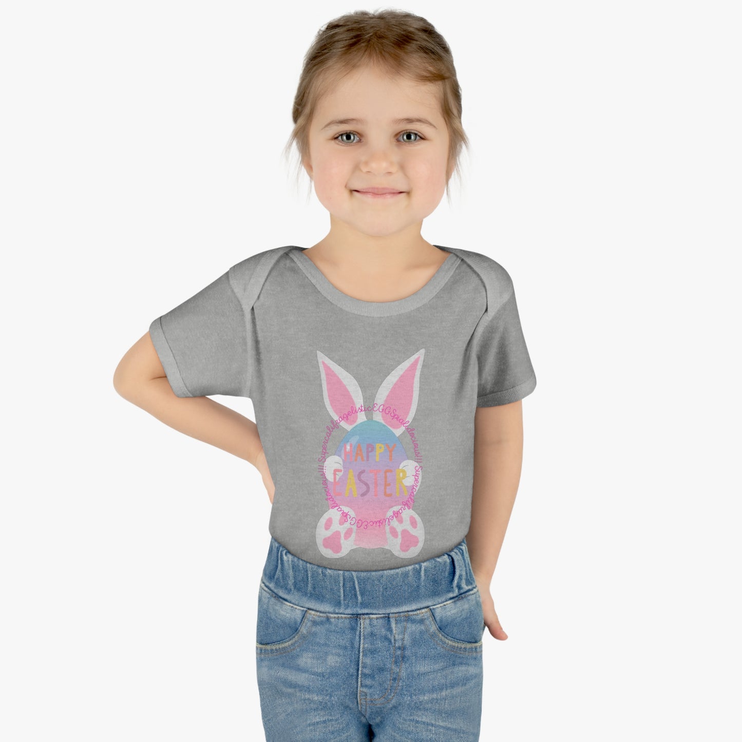 Eggspialidocious Infant Baby Rib Bodysuit