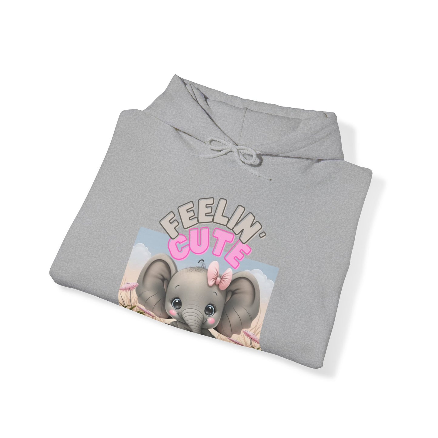 Feelin Cute Unisex Heavy Blend Hooded Sweatshirt