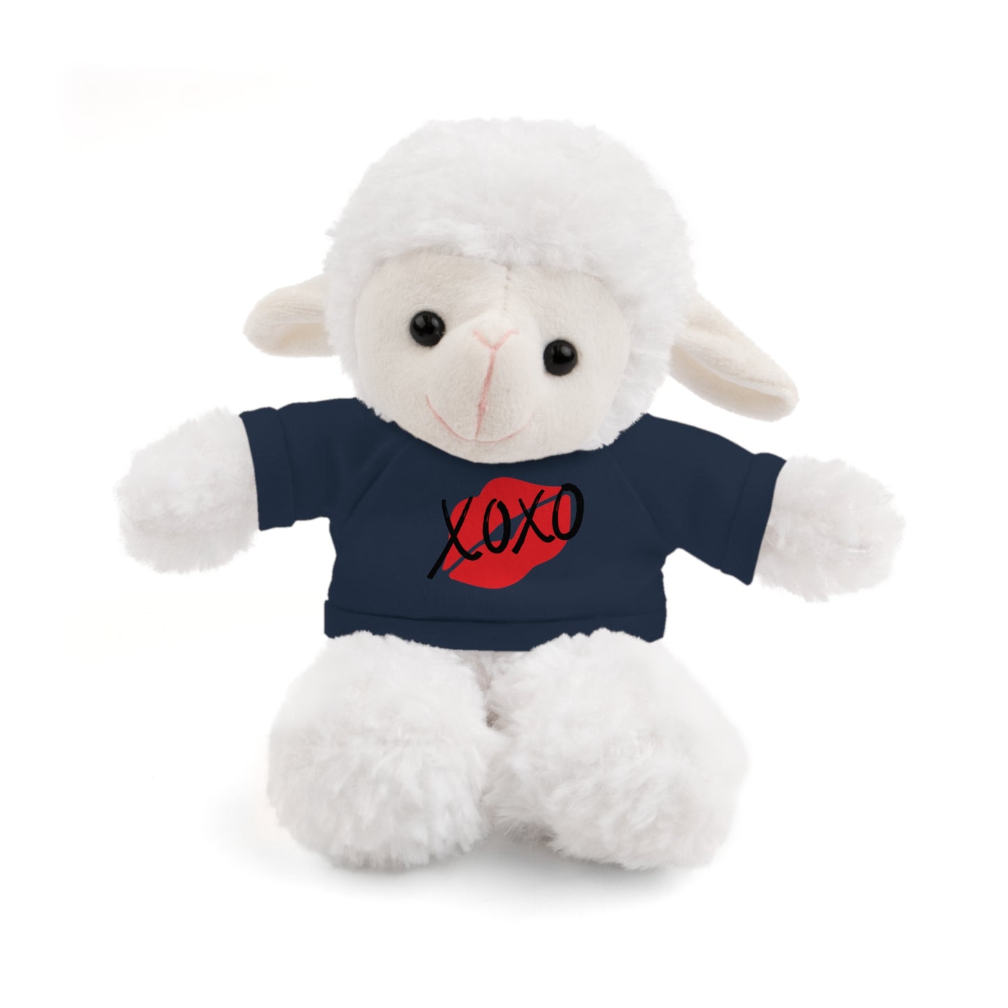 XOXO Kiss Valentine Stuffed Animals with Tee | Valentines Day Gifts