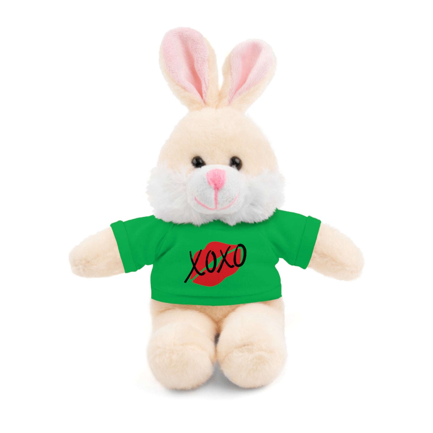 XOXO Kiss Valentine Stuffed Animals with Tee | Valentines Day Gifts