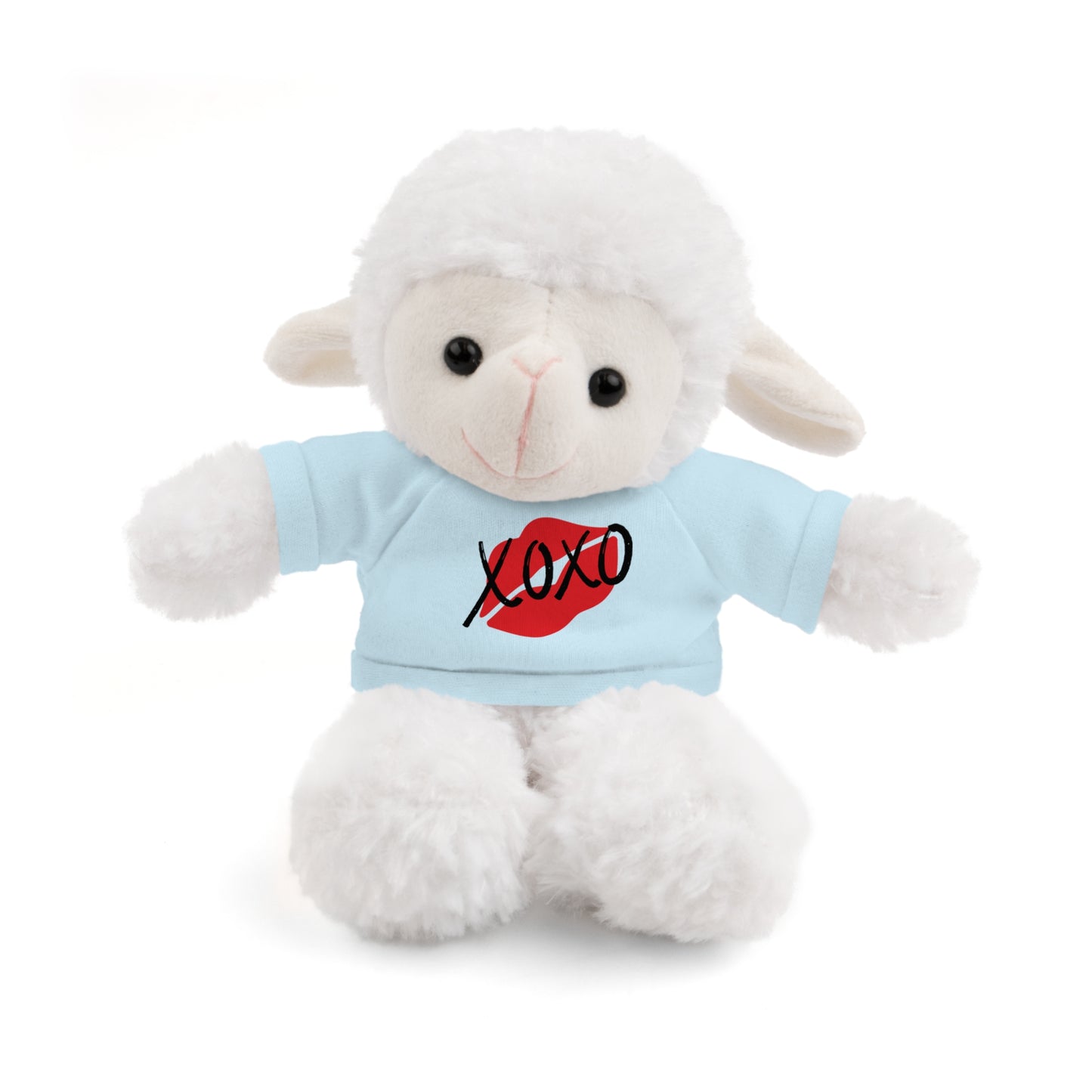 XOXO Kiss Valentine Stuffed Animals with Tee | Valentines Day Gifts