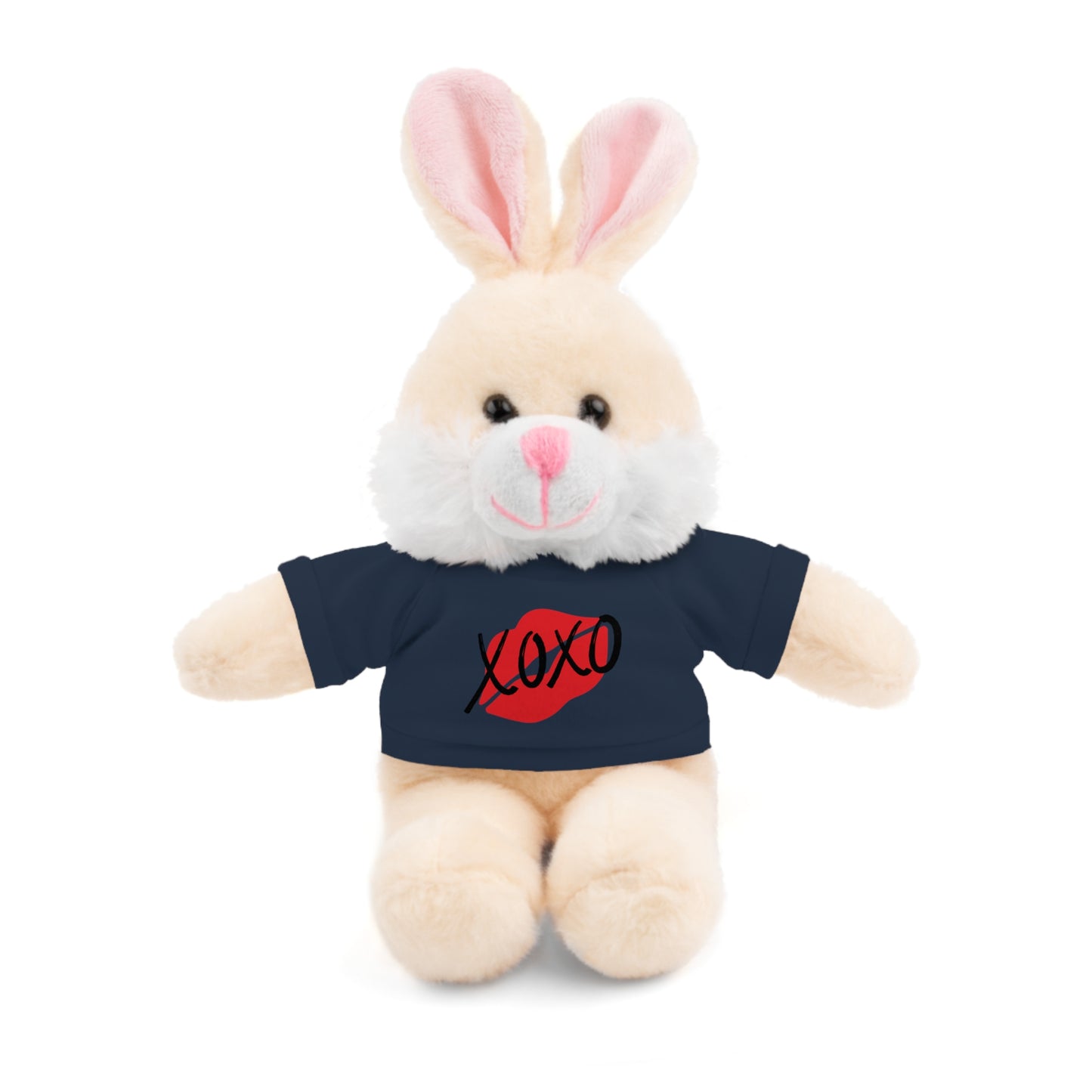 XOXO Kiss Valentine Stuffed Animals with Tee | Valentines Day Gifts